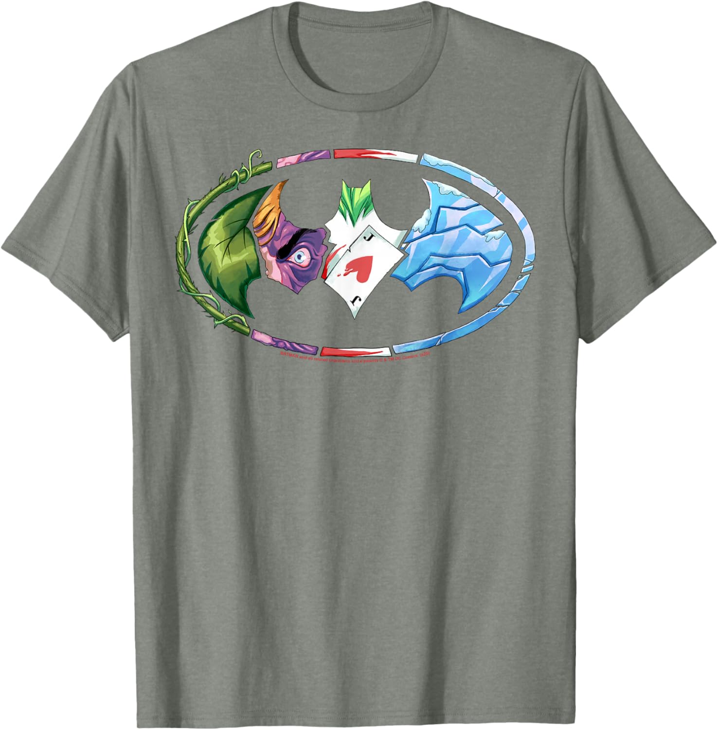 Batman Villains Logo T-Shirt for Fans of DC Comics Apparel - 9