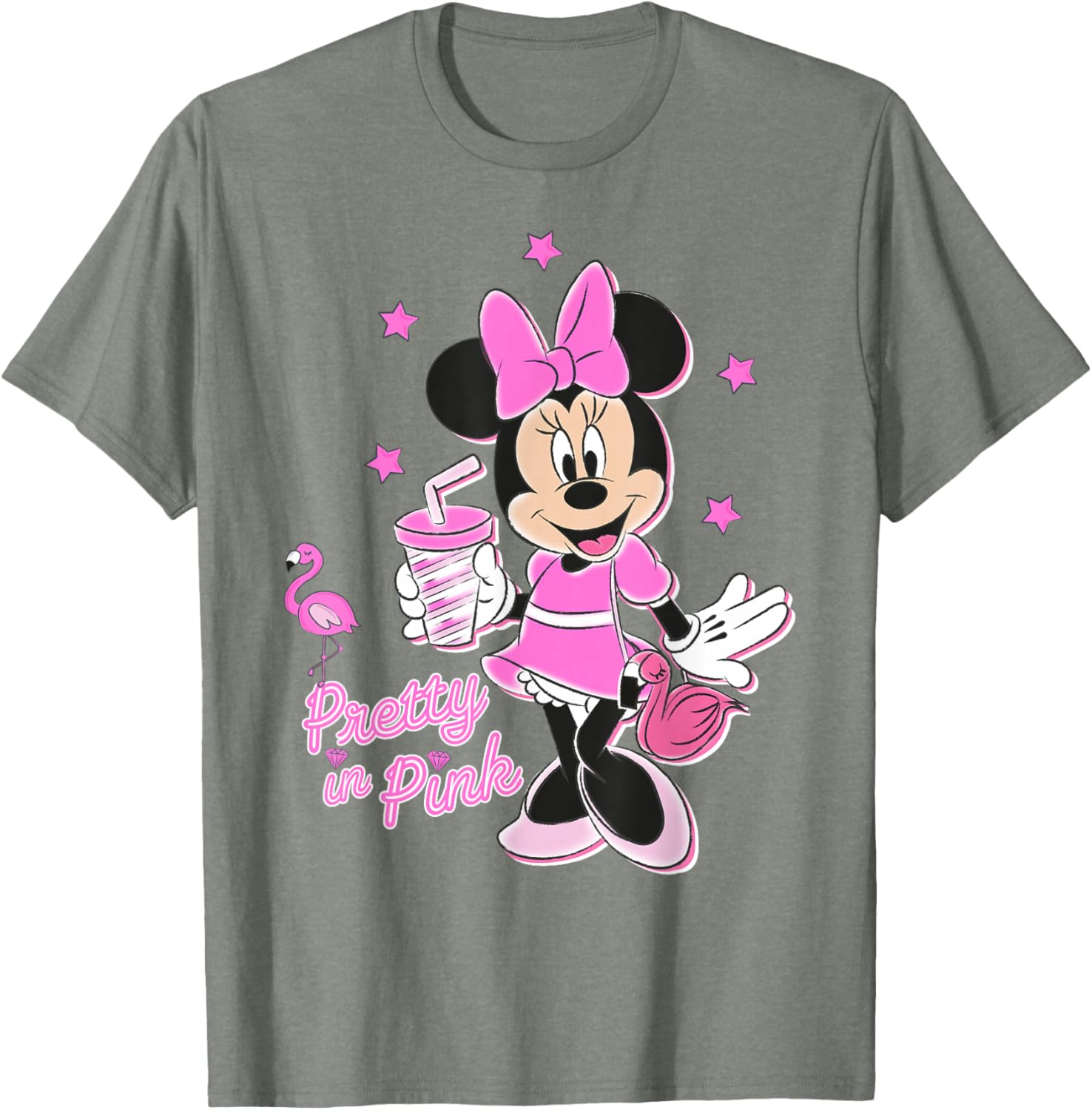 Disney Minnie Mouse Pretty in Pink T-Shirt for Stylish Kids and Adults - 8
