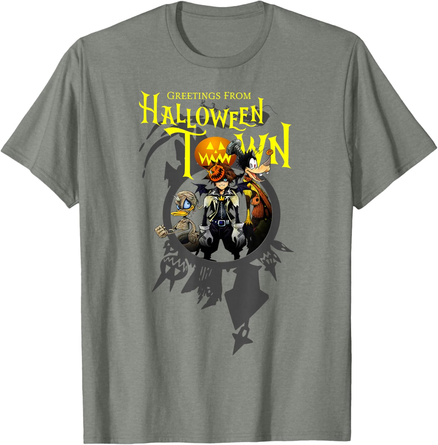 Disney Kingdom Hearts Halloween Town T-Shirt Perfect for Fans and Collectors - 1