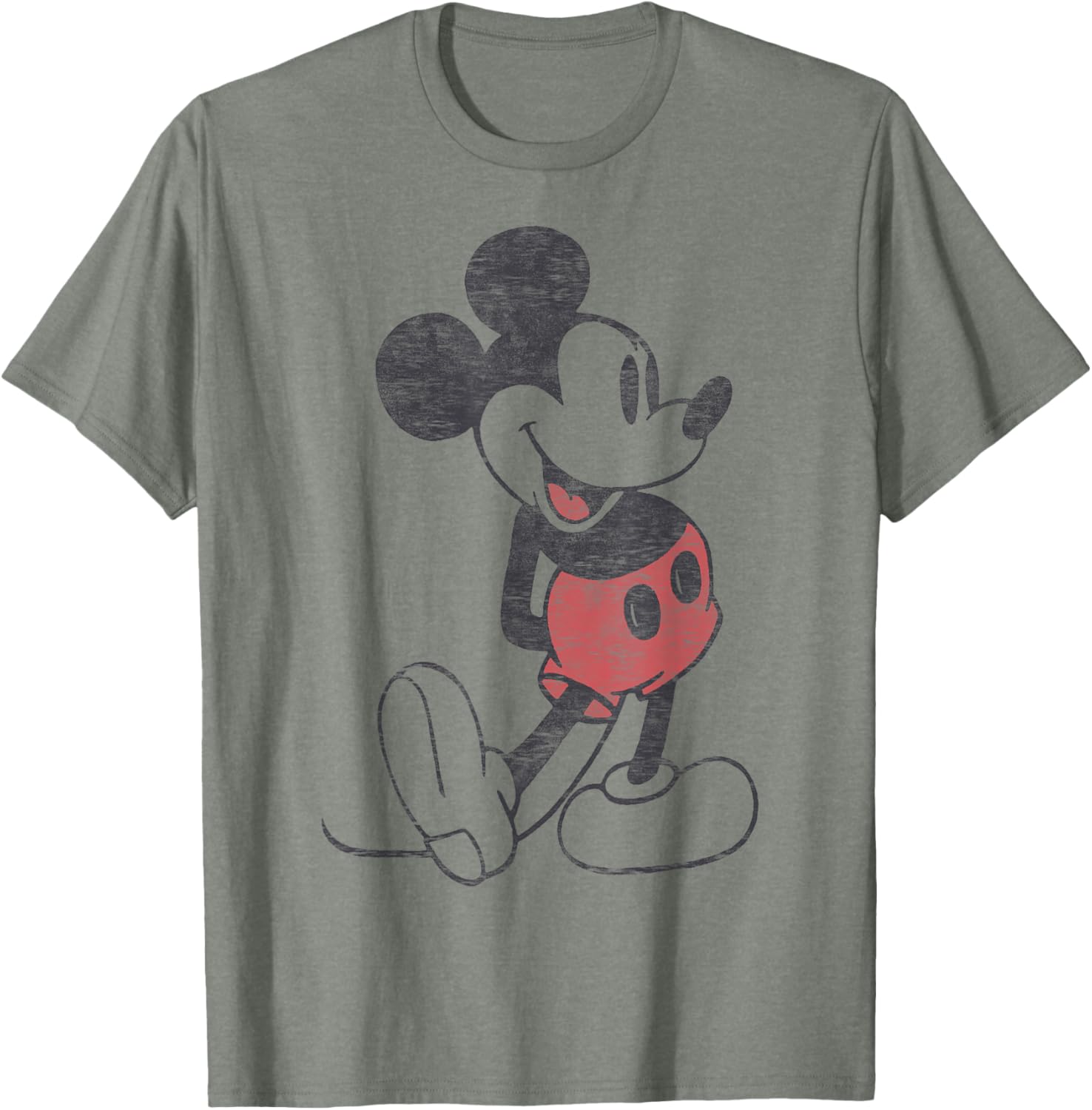 Disney Mickey Mouse Vintage Portrait T-Shirt for Kids and Adults - 1
