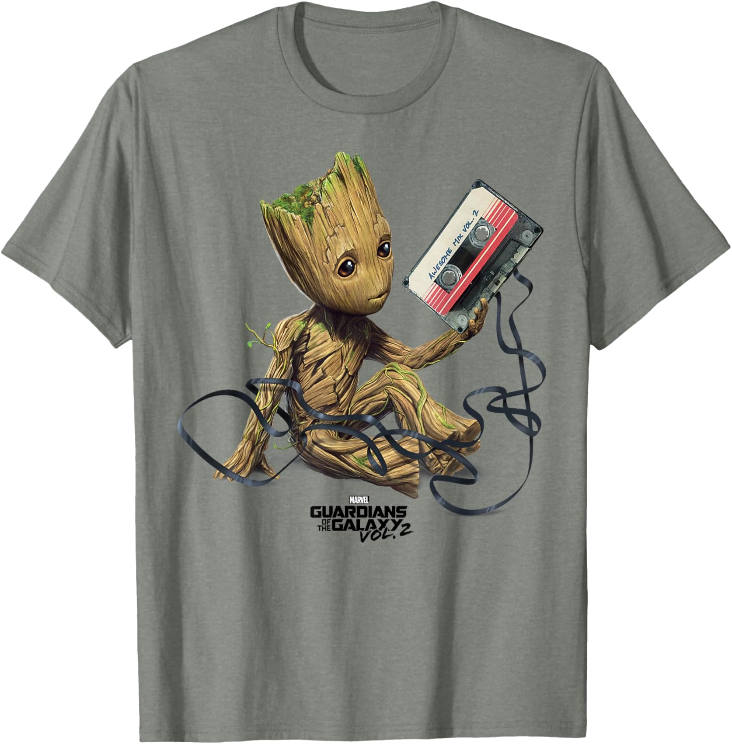 Groot Portrait T-Shirt from Guardians of the Galaxy Vol. 2 - Fun Apparel - 5