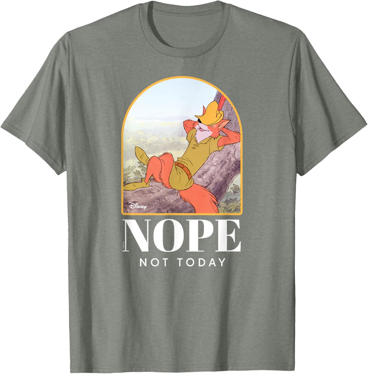 Robin Hood Nope Not Today T-Shirt Cool Graphic Tee for Fun Outfits - 3