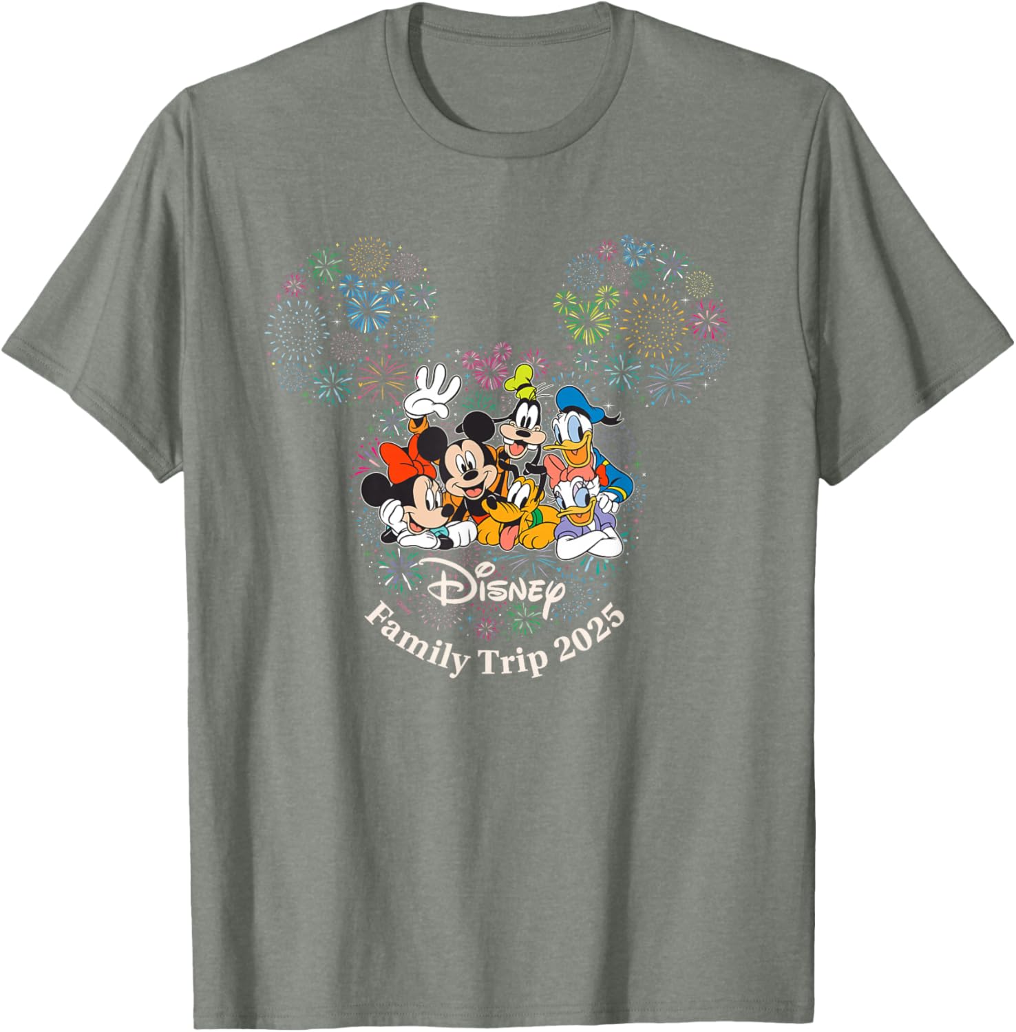Disney Mickey & Friends Fireworks Vacation Family T-Shirt 2025 - 15