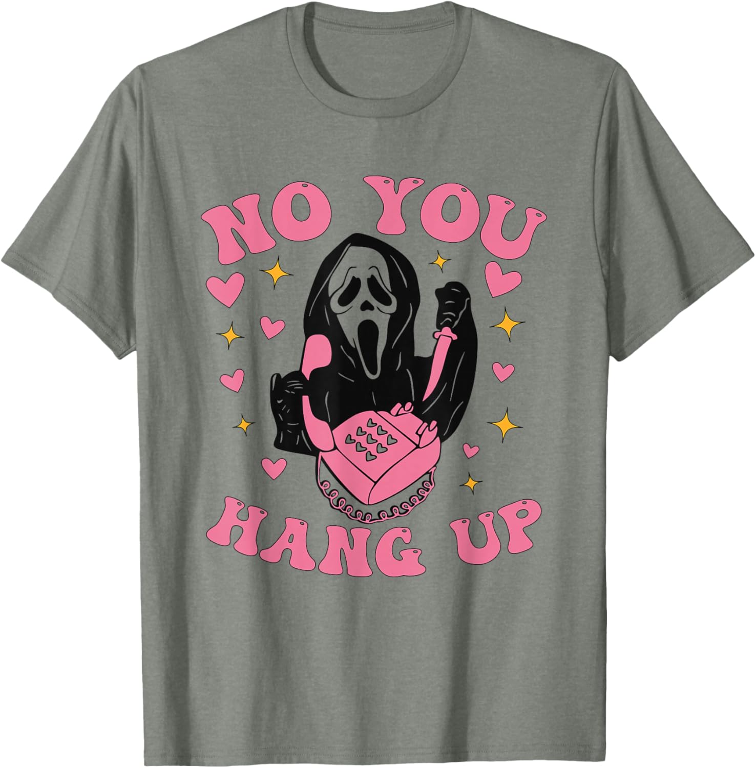 Funny Ghost Calling Halloween Costume T-Shirt Perfect for Spooky Fun - 19