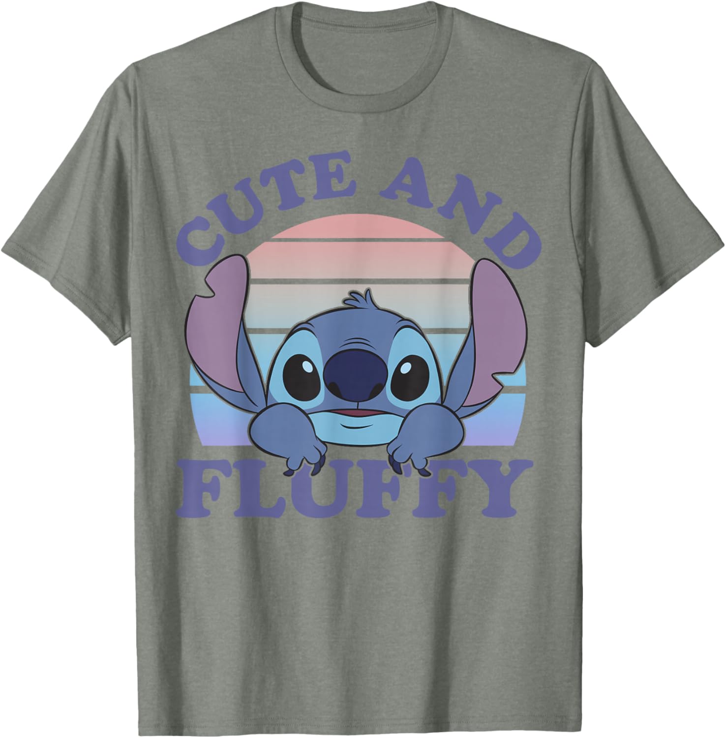 Cute Lilo & Stitch Fluffy Stitch Day Portrait T-Shirt for Disney Fans - 5