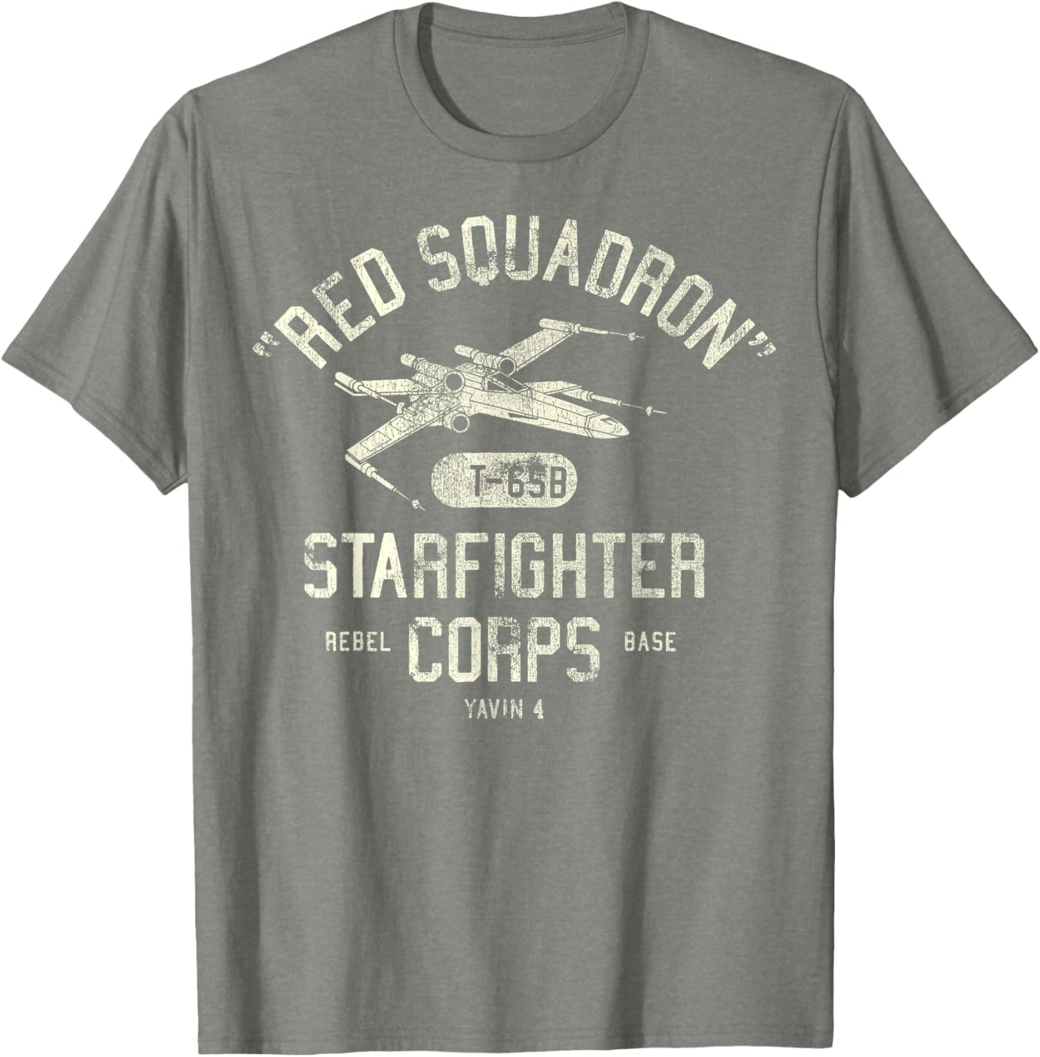 Star Wars X-Wing Starfighter Corps Collegiate T-Shirt for Fans - 1