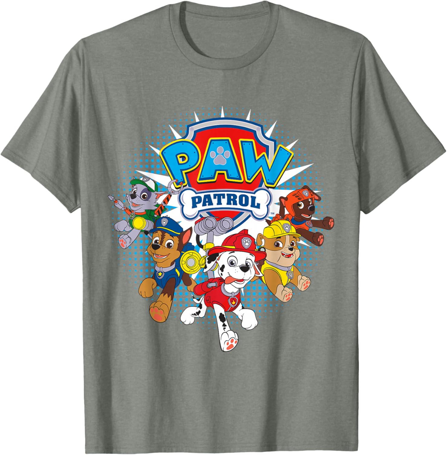 Paw Patrol Team Nickelodeon Kids T-Shirt for Fun Adventures - 2