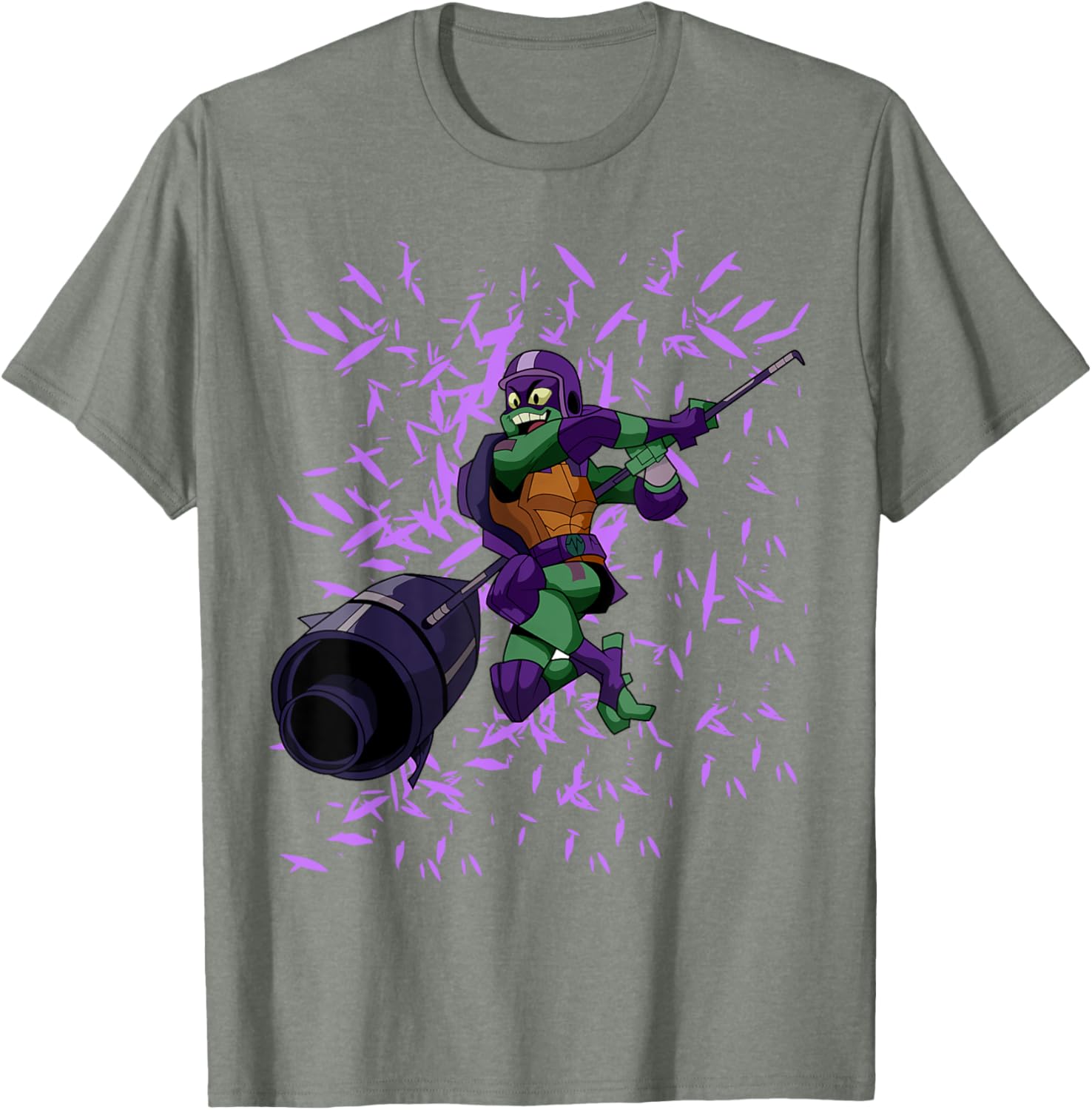 Mademark Teenage Mutant Ninja Turtles Donatello Flying Attack T-Shirt - 11