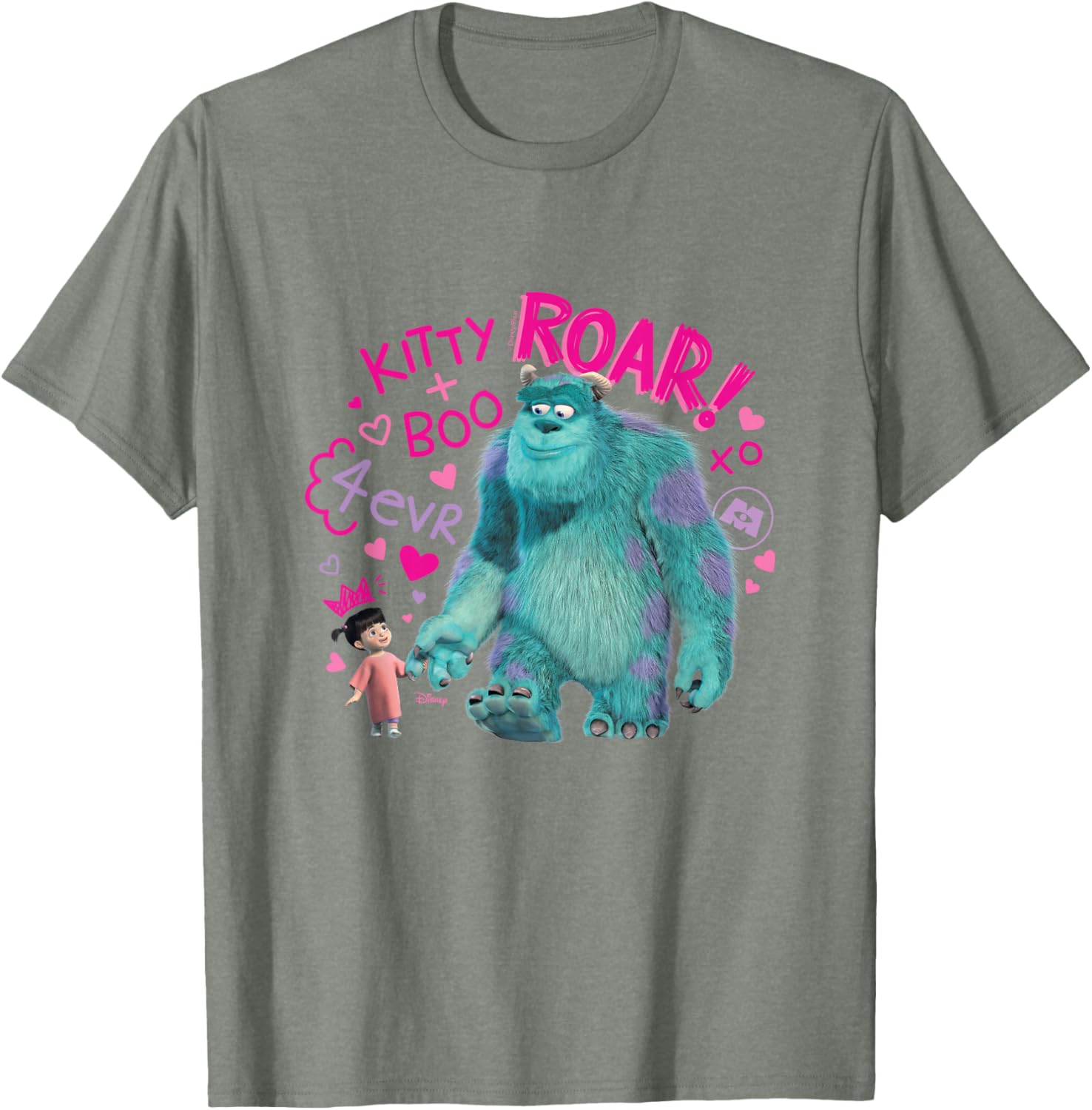 Monsters Inc Kitty and Boo Forever T-Shirt for Kids and Adults - 15