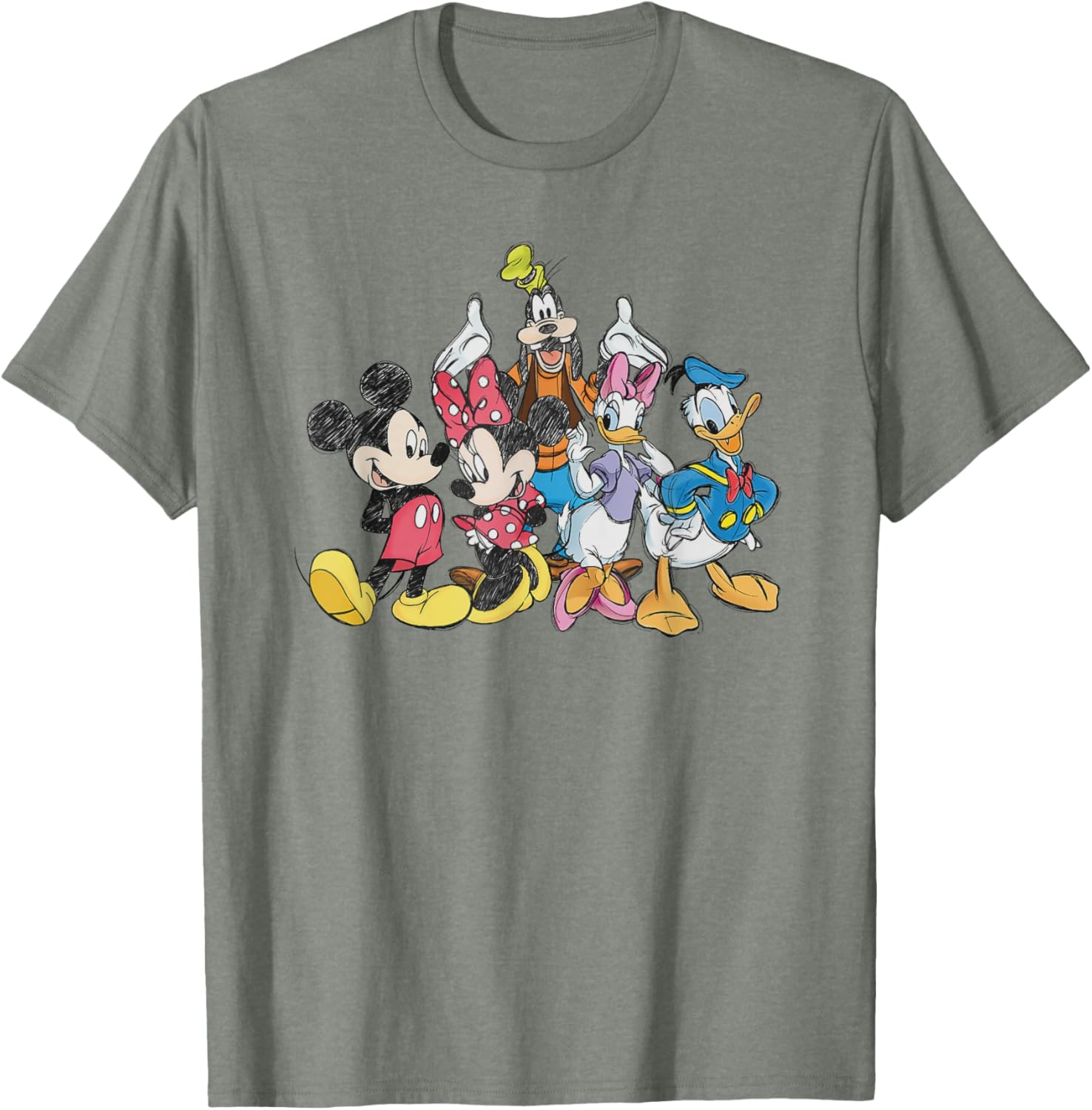 Mickey Mouse and Friends Short Sleeve T-Shirt for Kids and Adults - 5