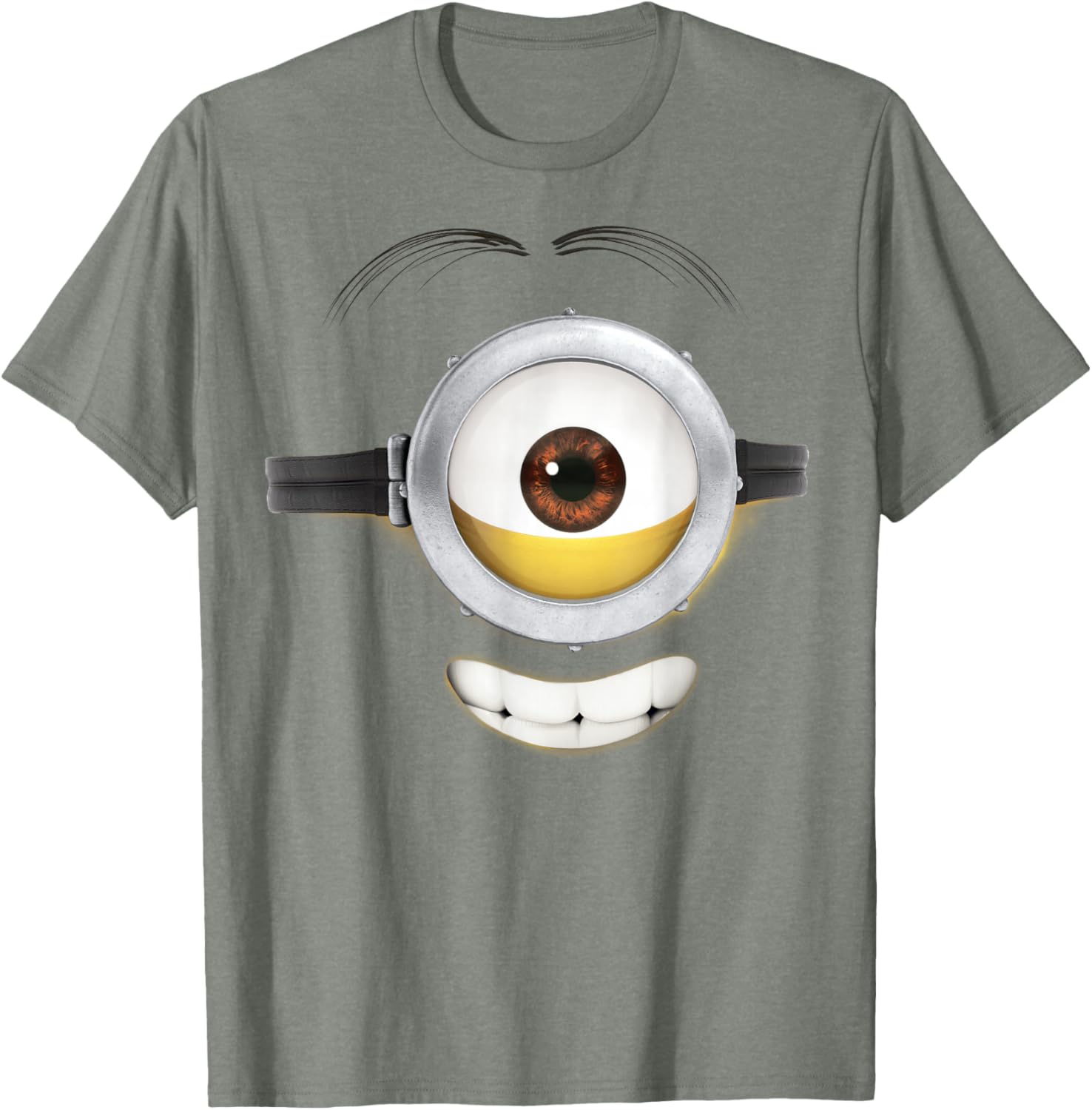 Despicable Me Minions Stuart Smile Graphic T-Shirt for Fun Everyday Wear - 6