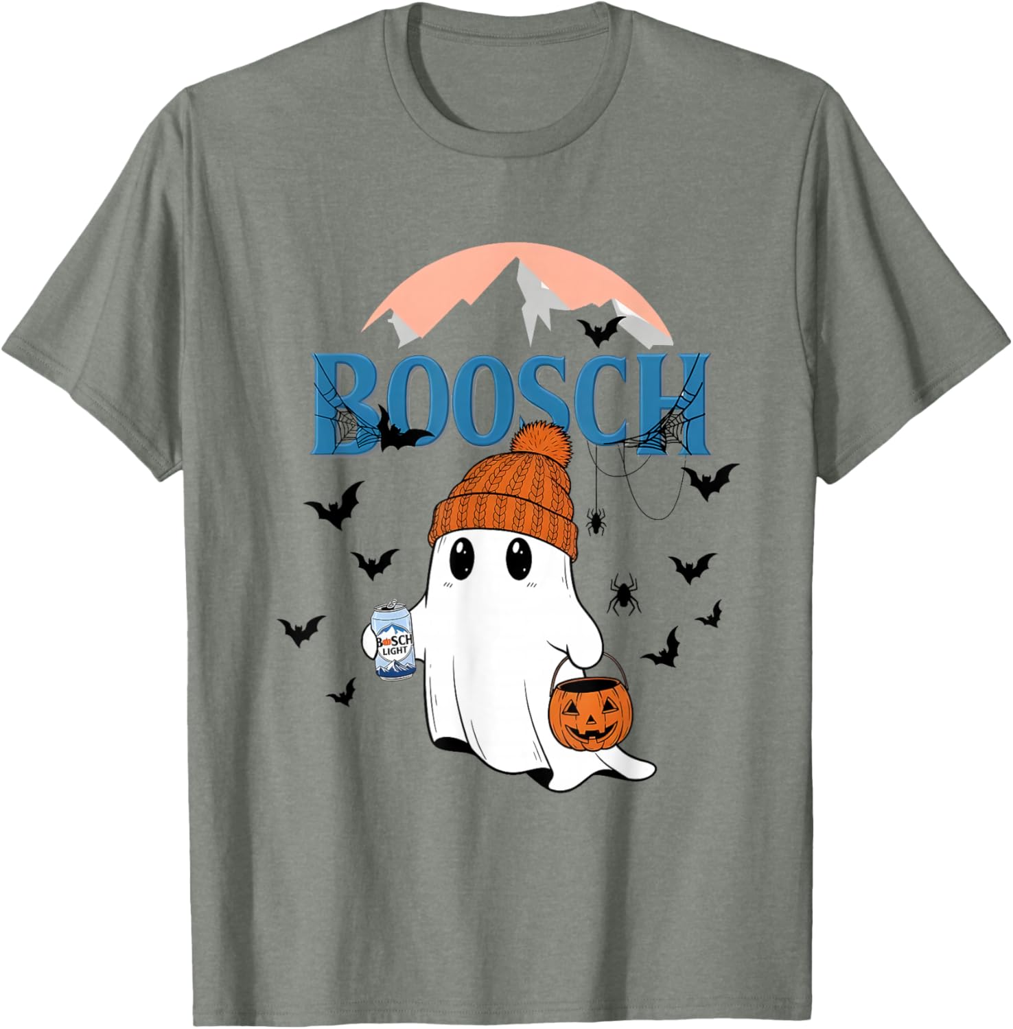 Cute Ghost Beer Pumpkins Halloween T-Shirt for Fun Holiday Spirit - 14