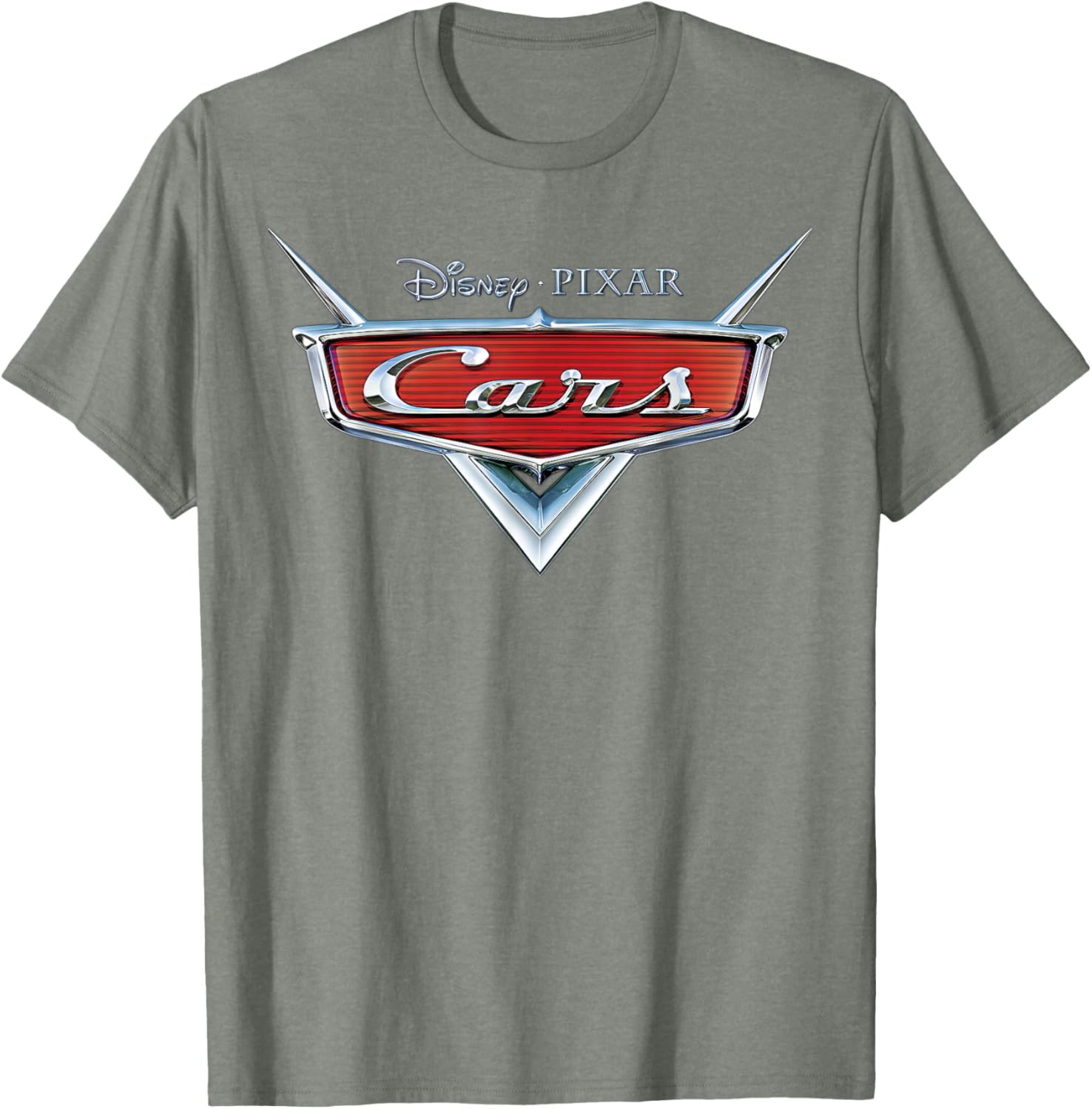 Disney Pixar Cars Grill Badge Logo T-Shirt for Kids and Adults - 3