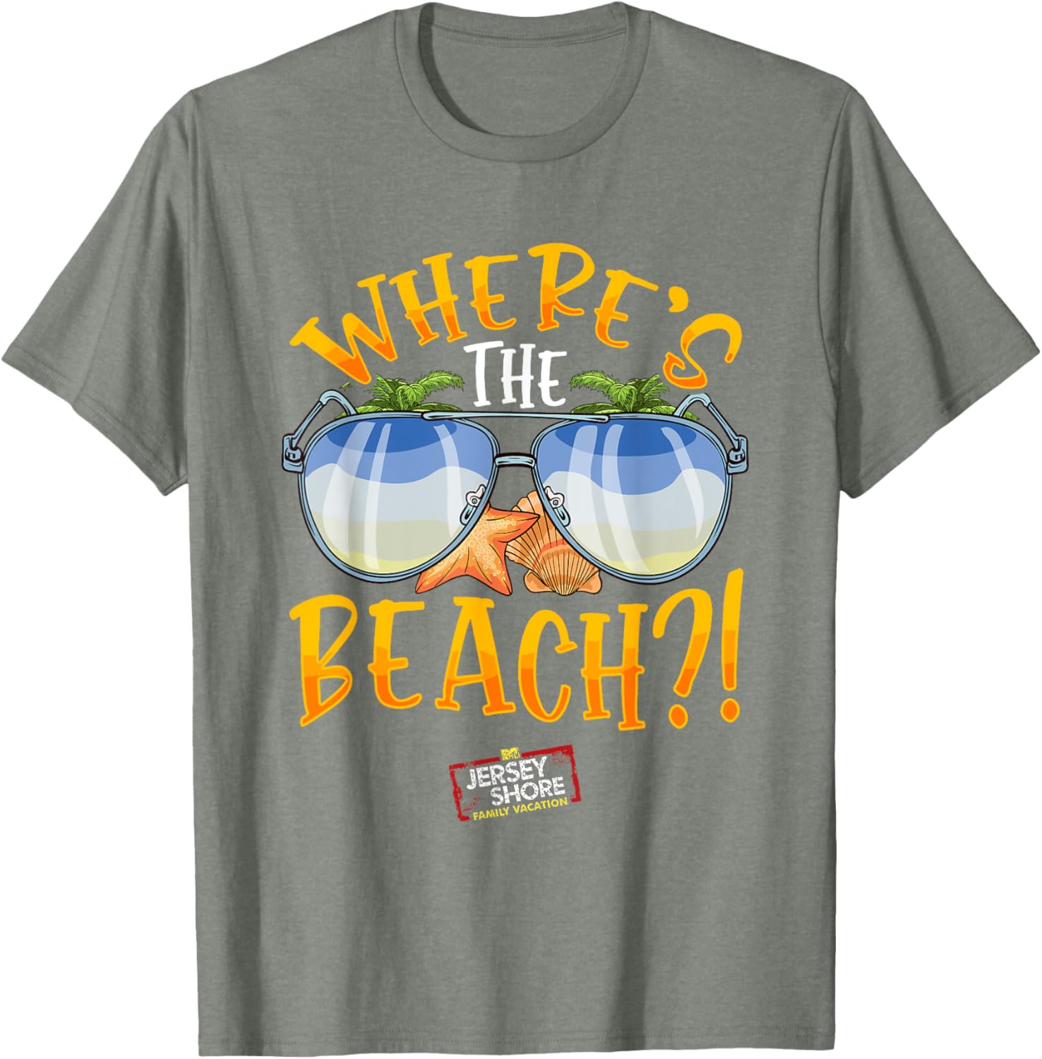 Mademark Jersey Shore Family Vacation Where's The Beach T-Shirt - 17