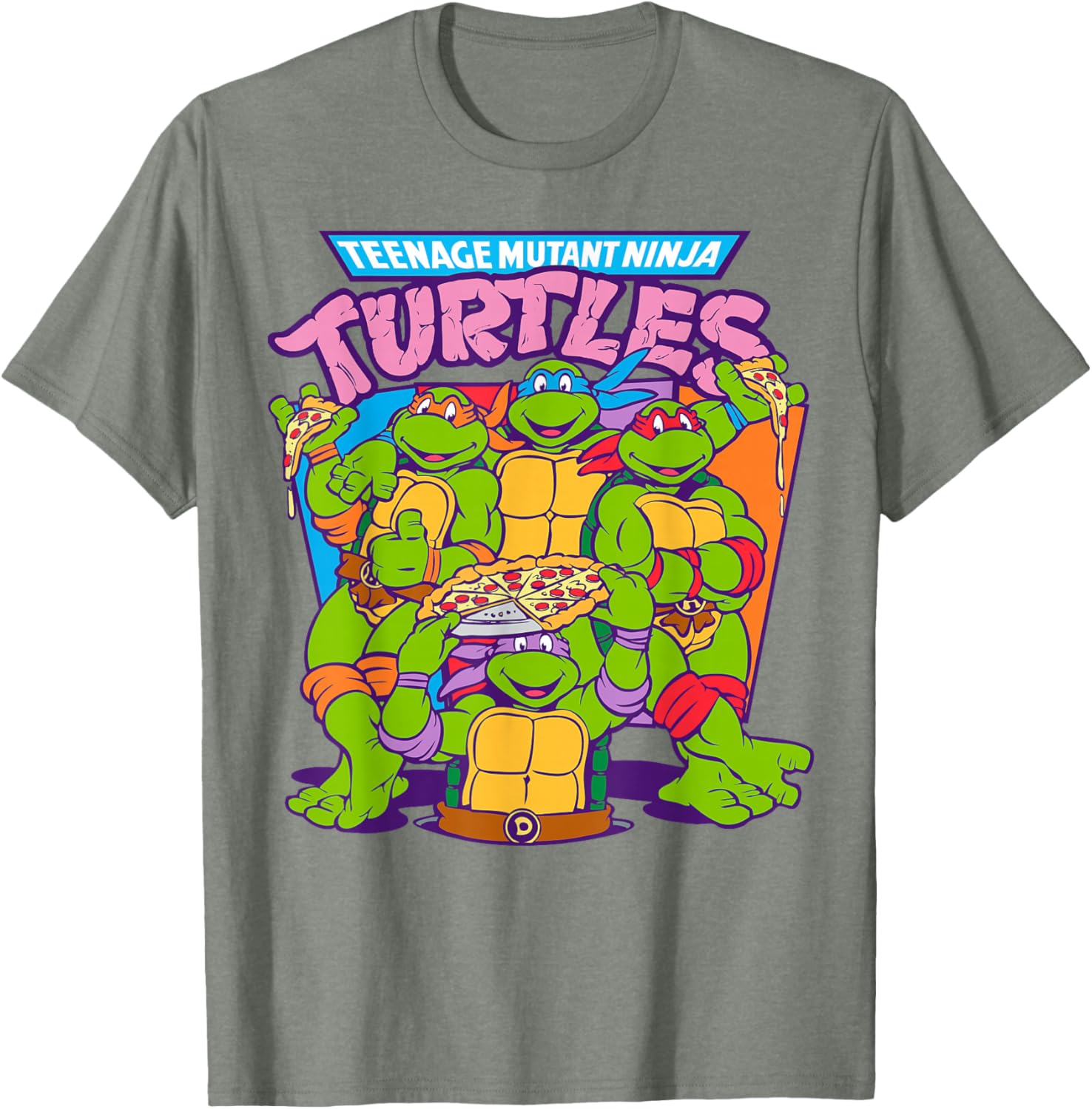 Teenage Mutant Ninja Turtles Pizza and Smiles T-Shirt for Kids - 7