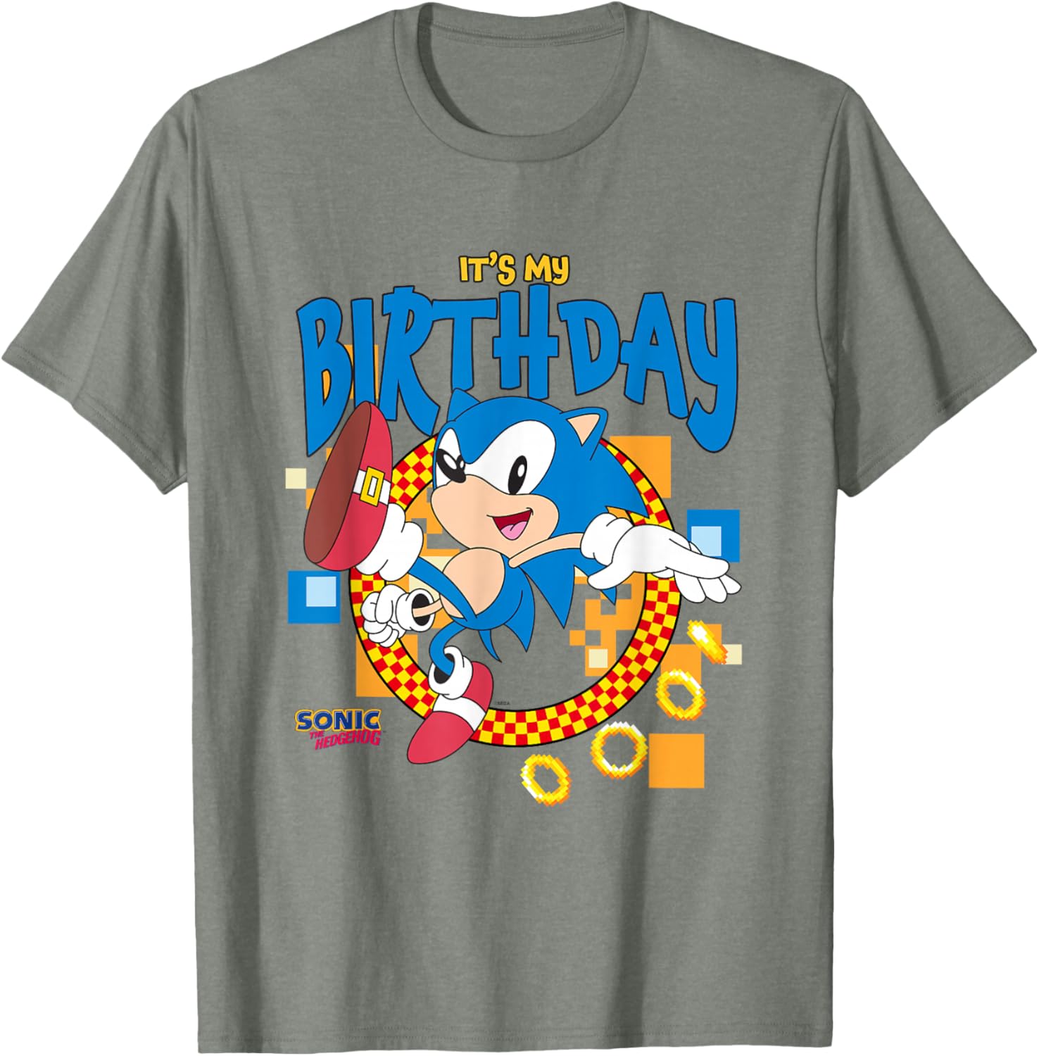 Sonic The Hedgehog Birthday T-Shirt for Fun Celebrations and Parties - 6