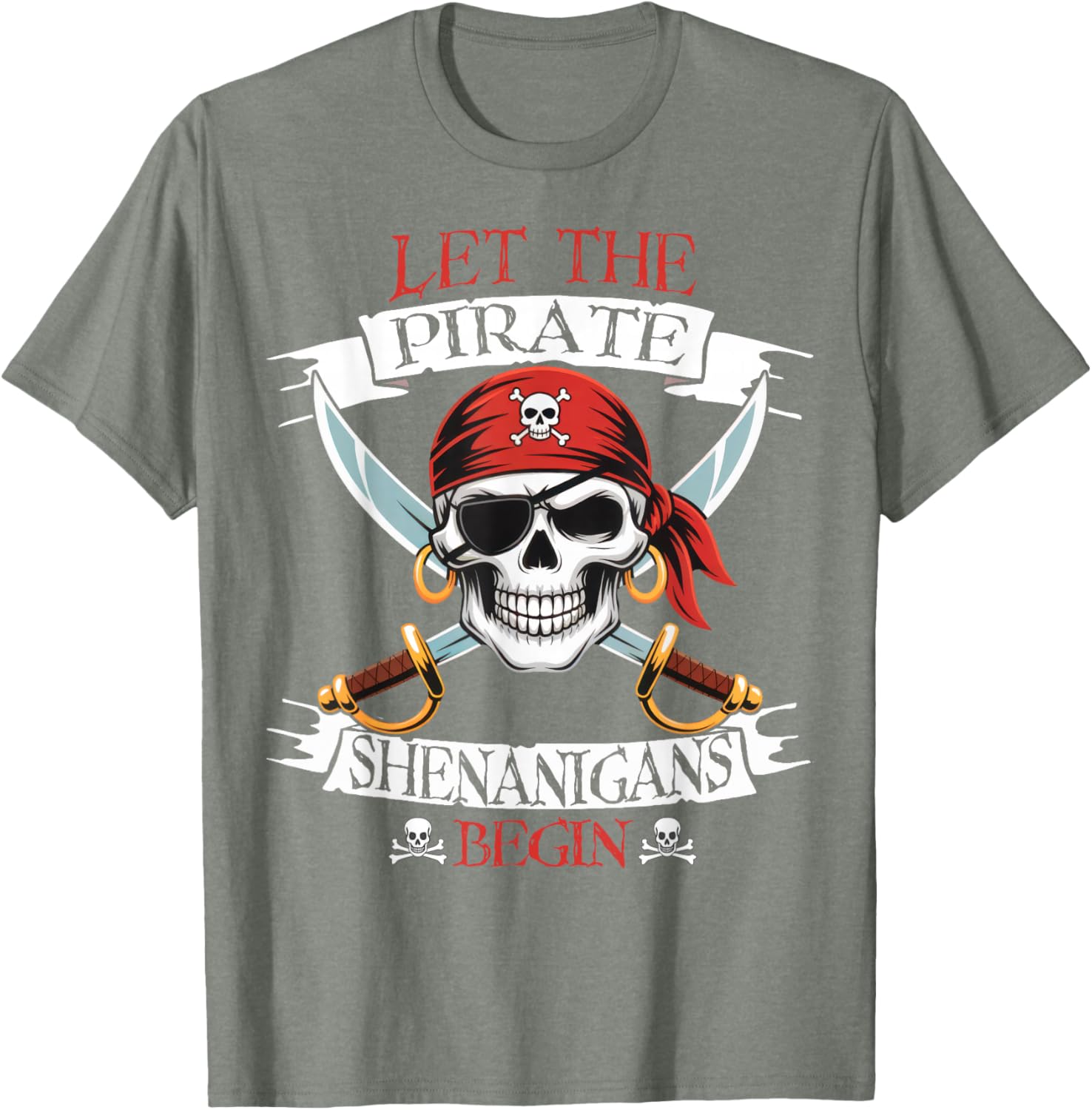 Pirate Shenanigans Skull T-Shirt for Boys - Perfect Halloween Costume! - 22