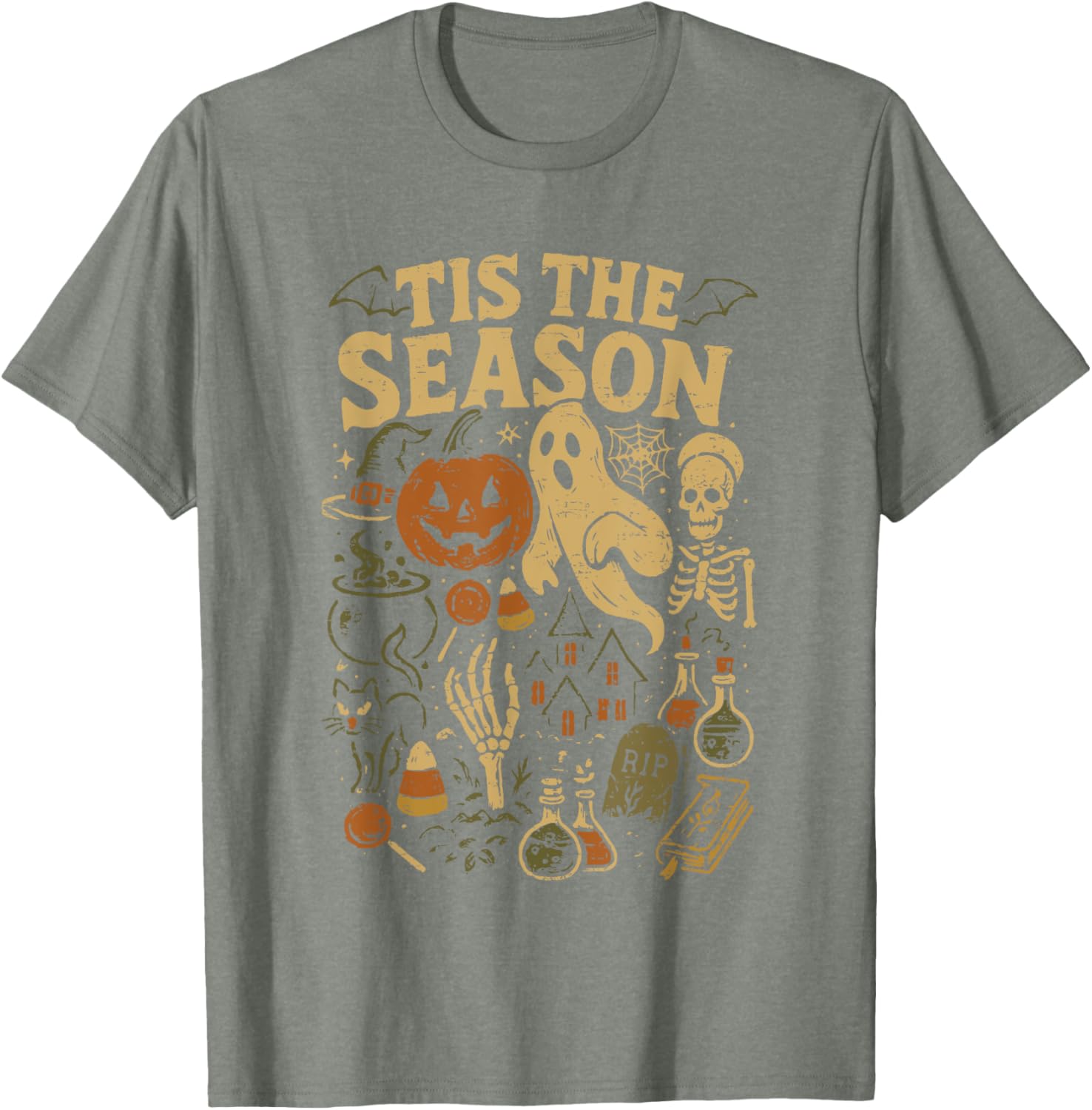 Spooky Season Pumpkin Witch Halloween Vibes T-Shirt for Festive Fun - 11