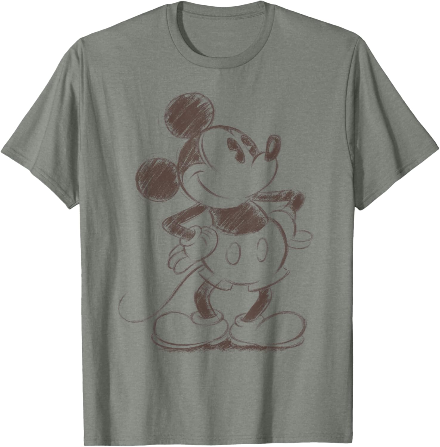 Mickey Mouse Sketch Portrait T-Shirt for Disney Fans and Collectors - 9