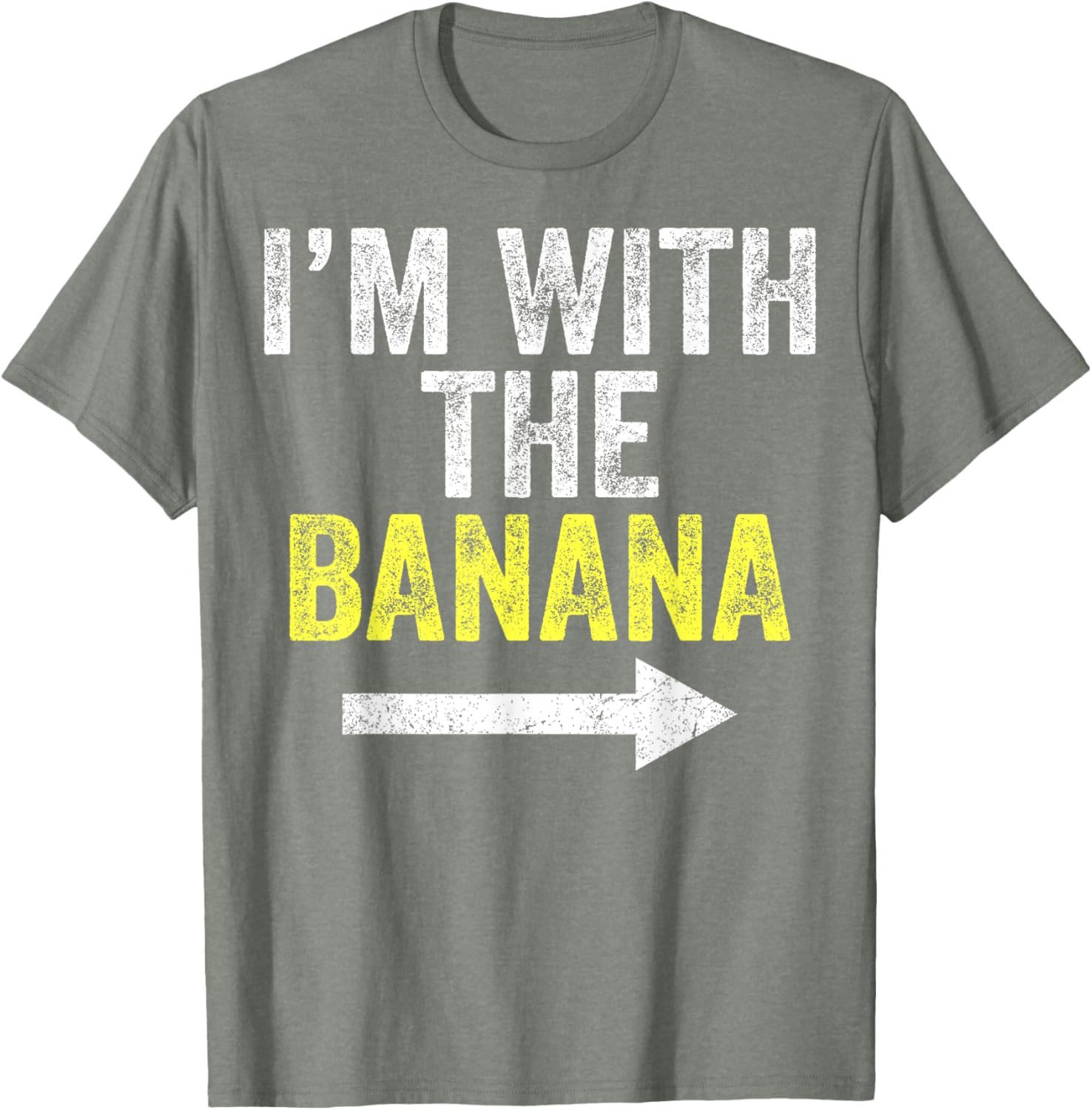 Adorable I'm With The Banana Costume Matching Couple T-Shirt - 13