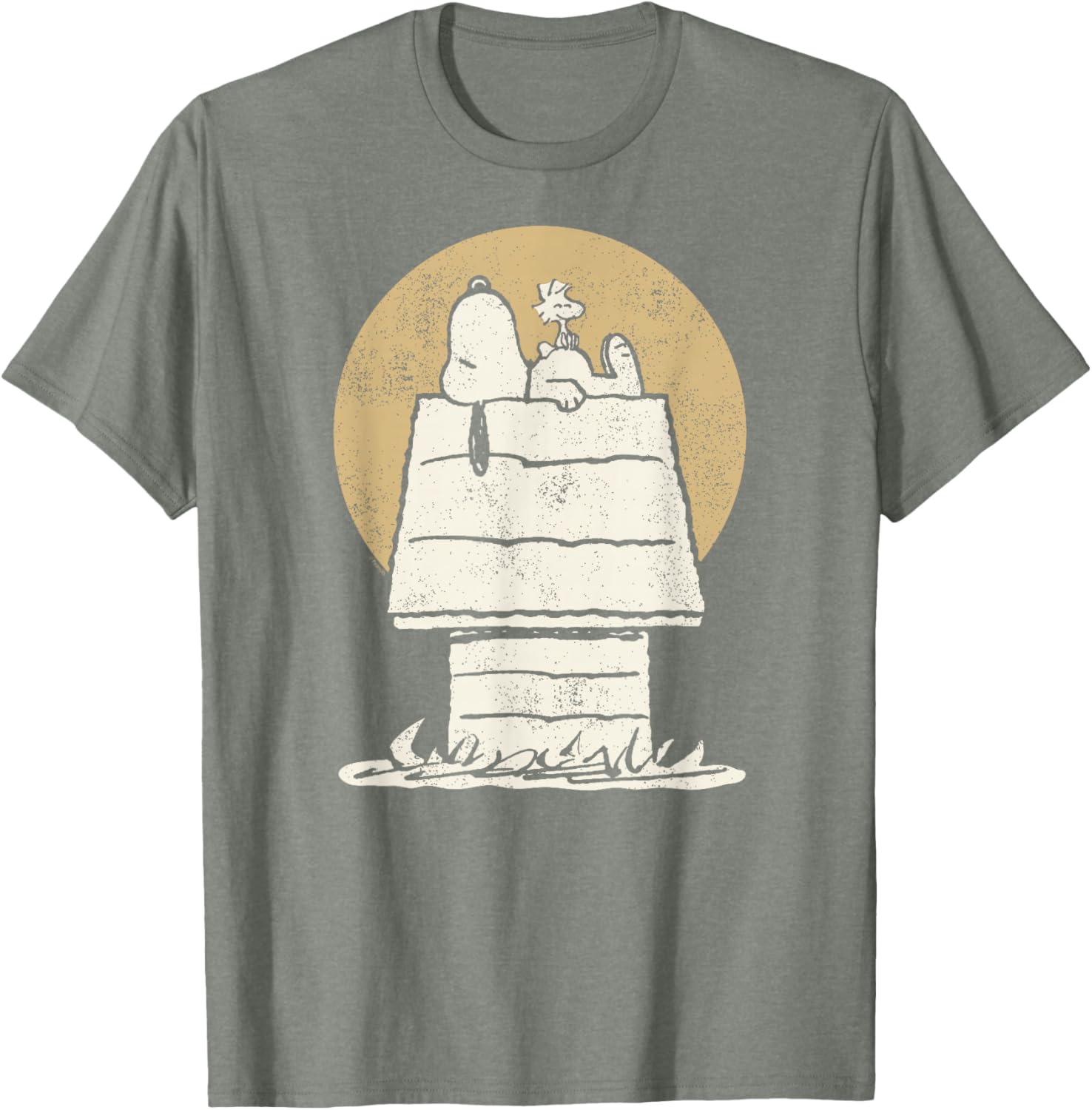 Snoopy Woodstock Doghouse T-Shirt for Peanuts Fans - Fun & Stylish Wear - 2