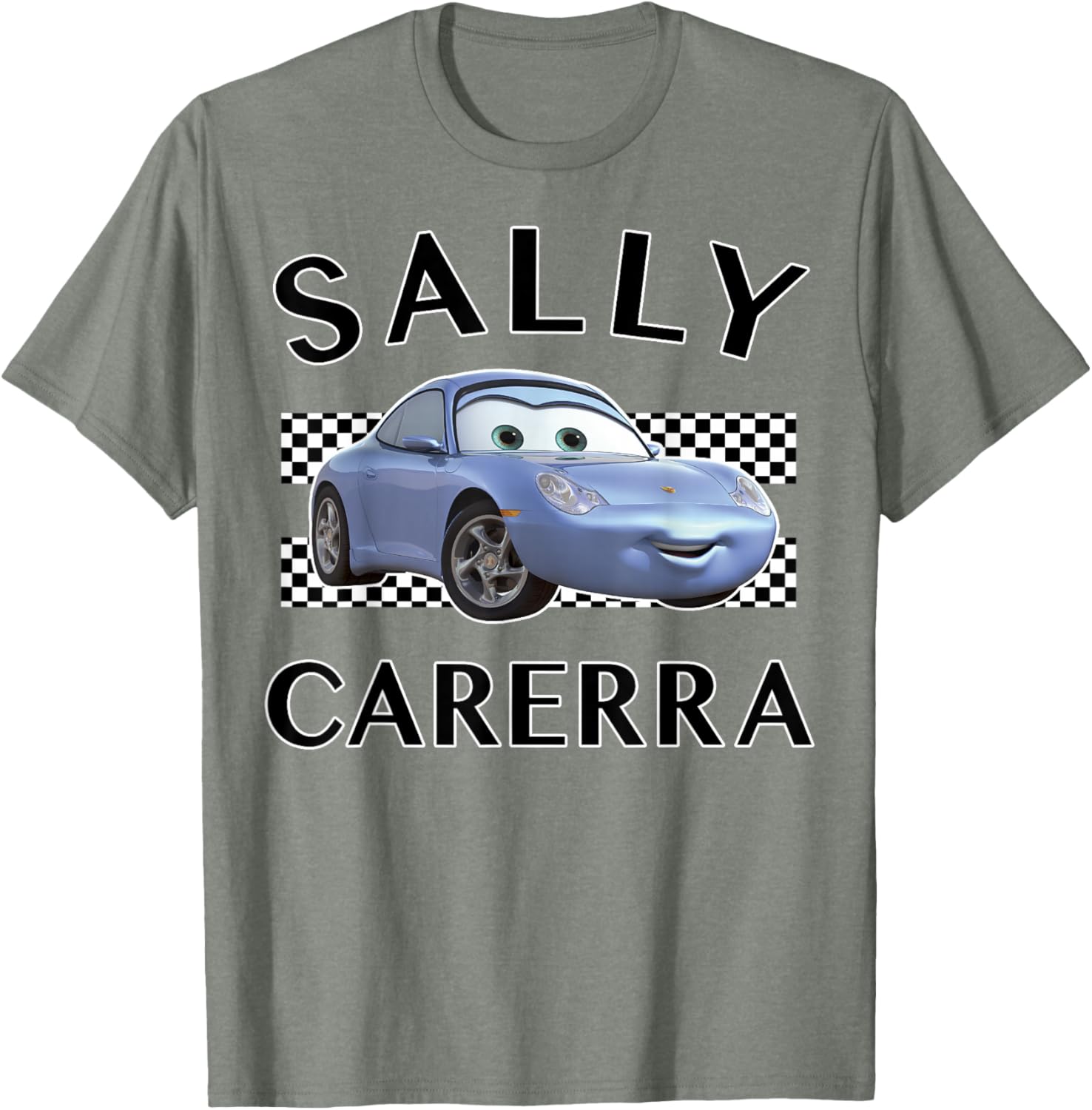 Disney Pixar Cars Sally Carrera Finish Graphic T-Shirt for Fans - 8