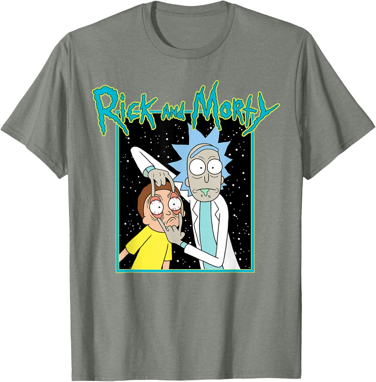 Rick and Morty Space Look Morty T-Shirt for Trendy Cartoon Style - 6