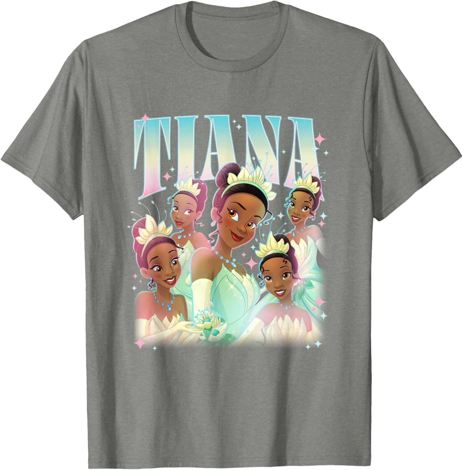 Disney Princess Tiana Portrait T-Shirt for Fans of The Princess and The Frog - 3