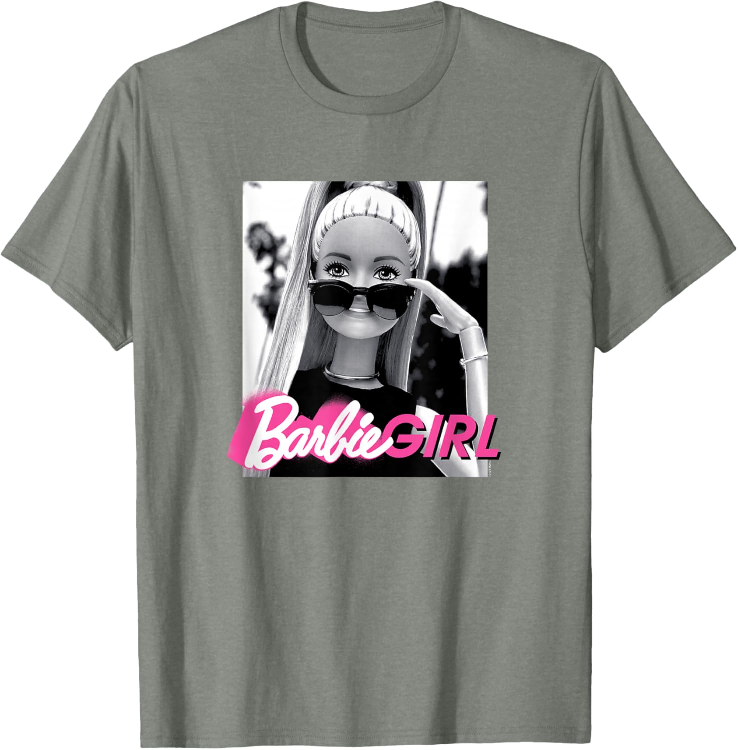 Barbie Girl Classic Fit Black T-Shirt - Casual Short Sleeve Style - 9