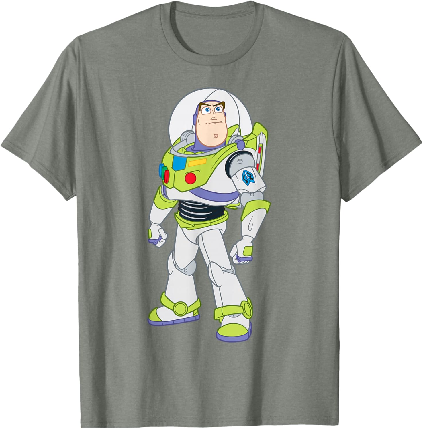 Buzz Lightyear Strong Pose T-Shirt for Kids and Adults Fun Cartoon Apparel - 5