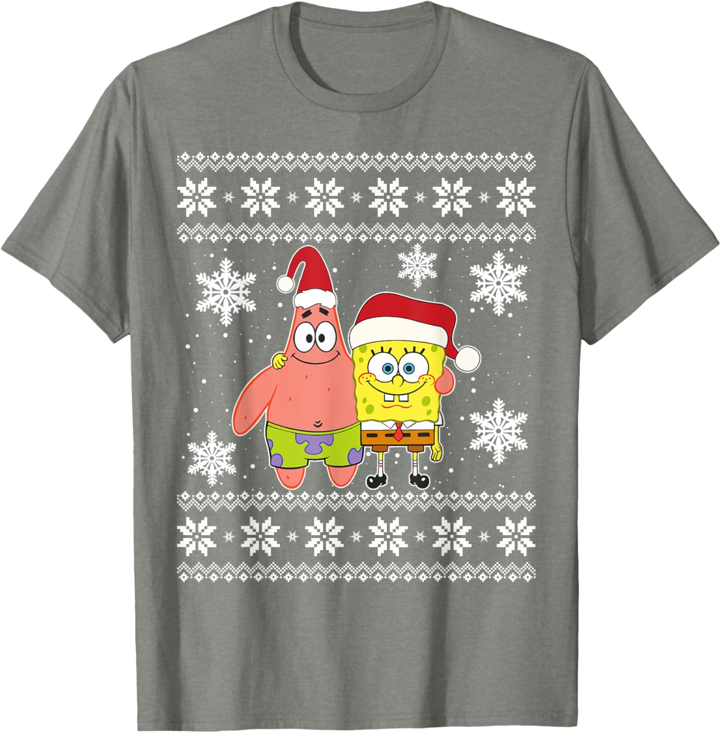 Mademark x SpongeBob SquarePants Best Friends Christmas Graphic T-Shirt - 11
