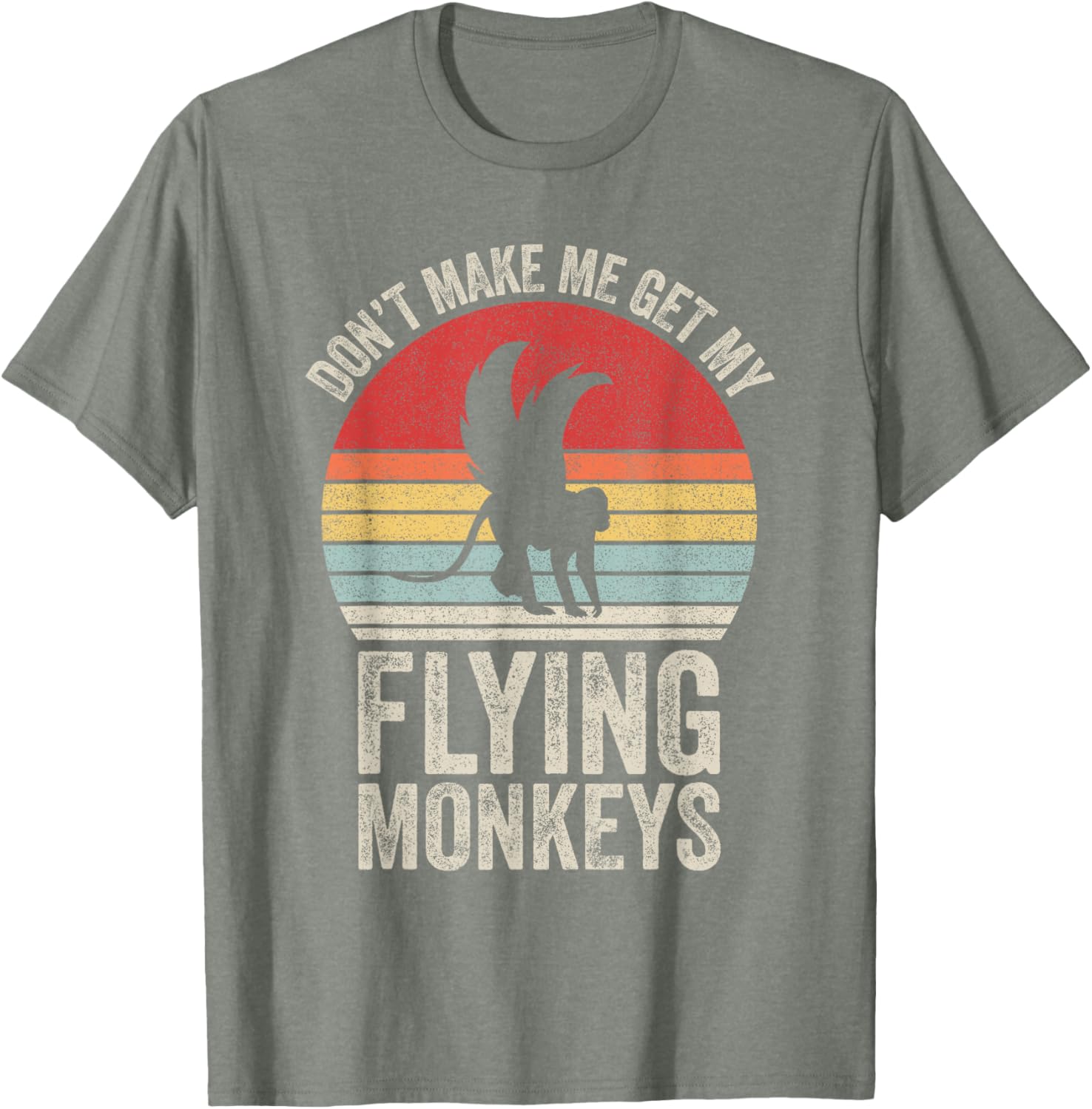 Vintage Retro Flying Monkeys T-Shirt for Fun Lovers and Gift Ideas - 15