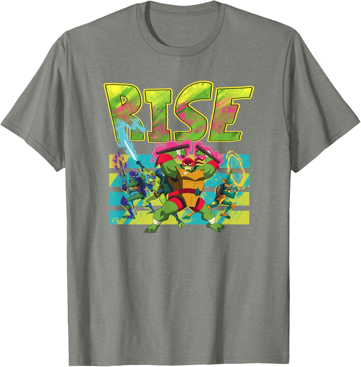 Mademark Teenage Mutant Ninja Turtles Splatter Paint T-Shirt for Fans - 14