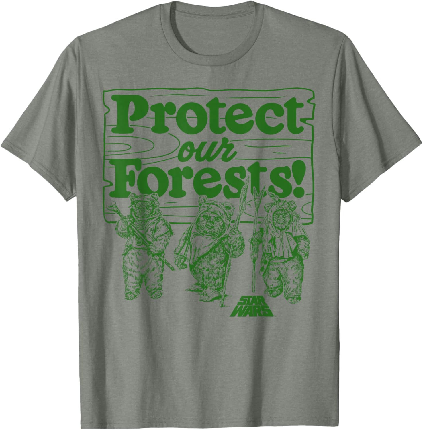 Star Wars Ewoks Protect Our Forests T-Shirt for Disney Fans - 2