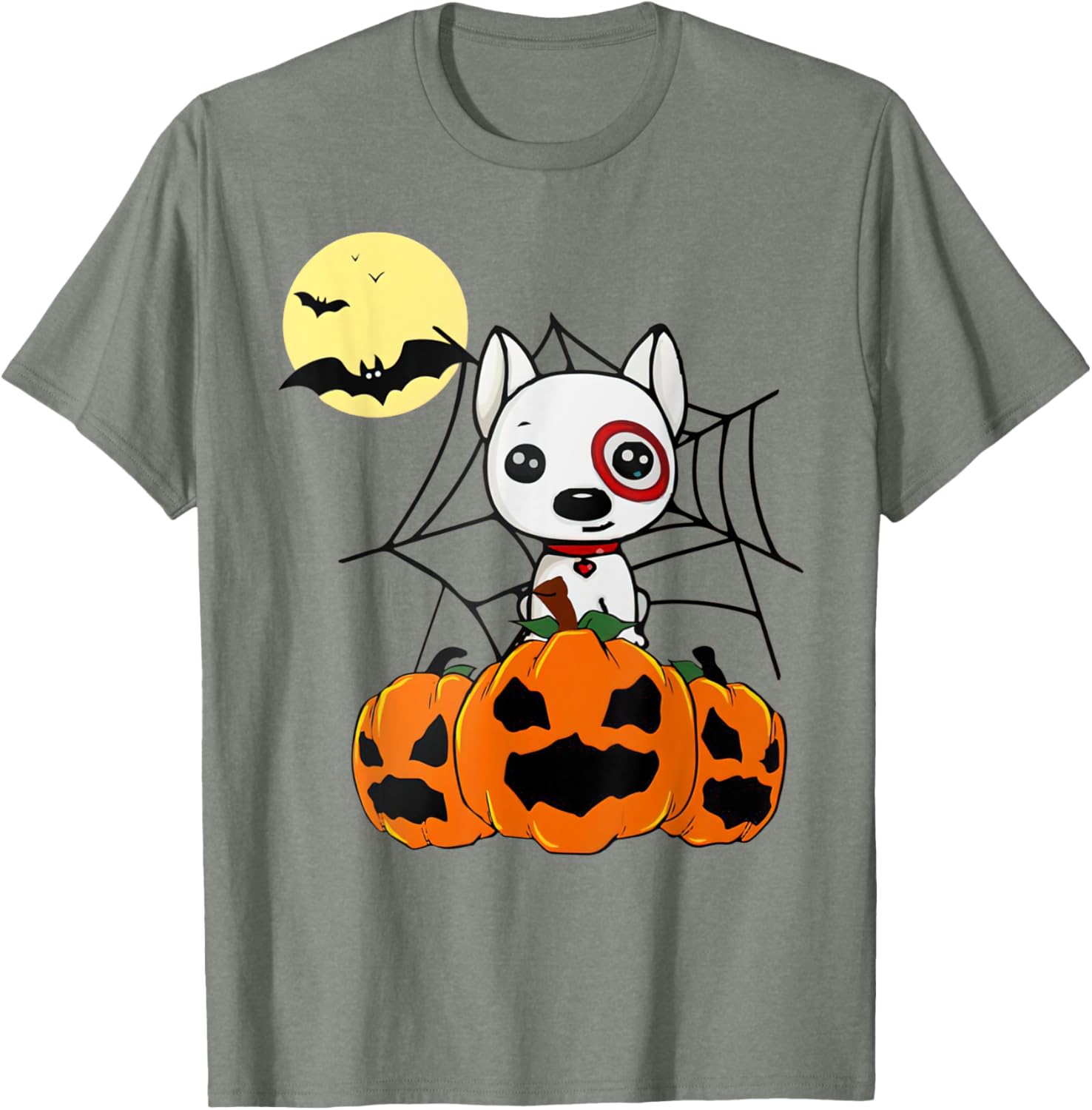 Halloween Bullseye Target Team Member Sticker T-Shirt for Fun Festivities - 13