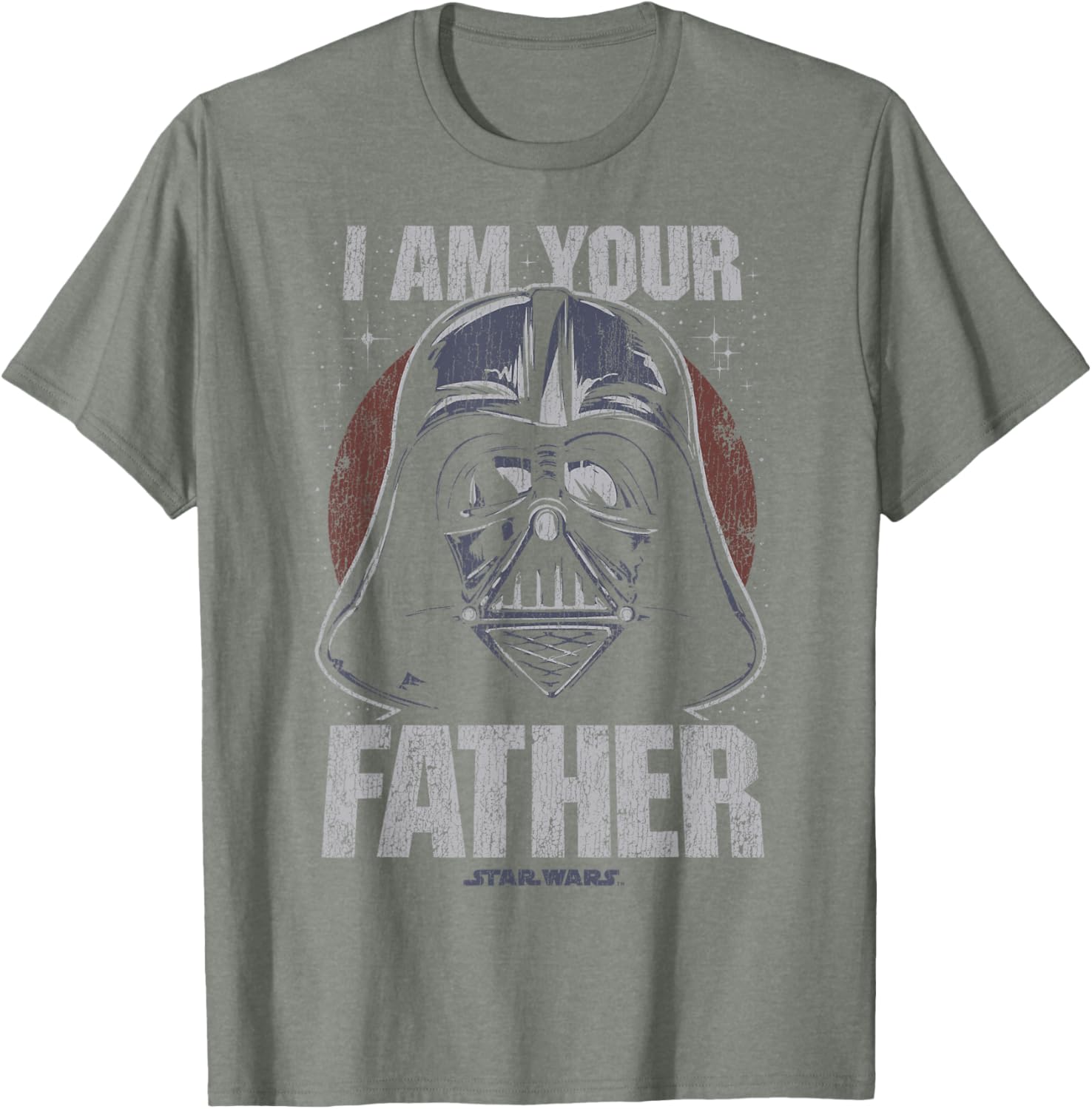 Darth Vader I Am Your Father Dark Portrait T-Shirt for Star Wars Fans - 5