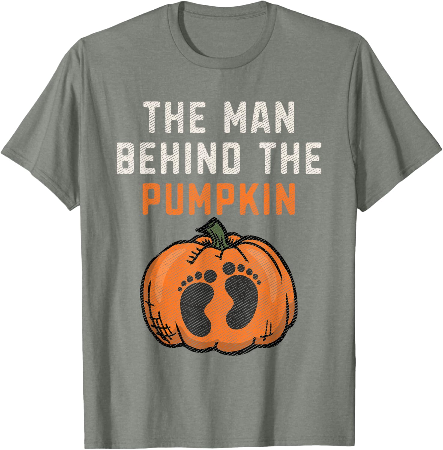 Funny Pumpkin Dad Halloween Pregnancy Reveal T-Shirt for Expecting Fathers - 4