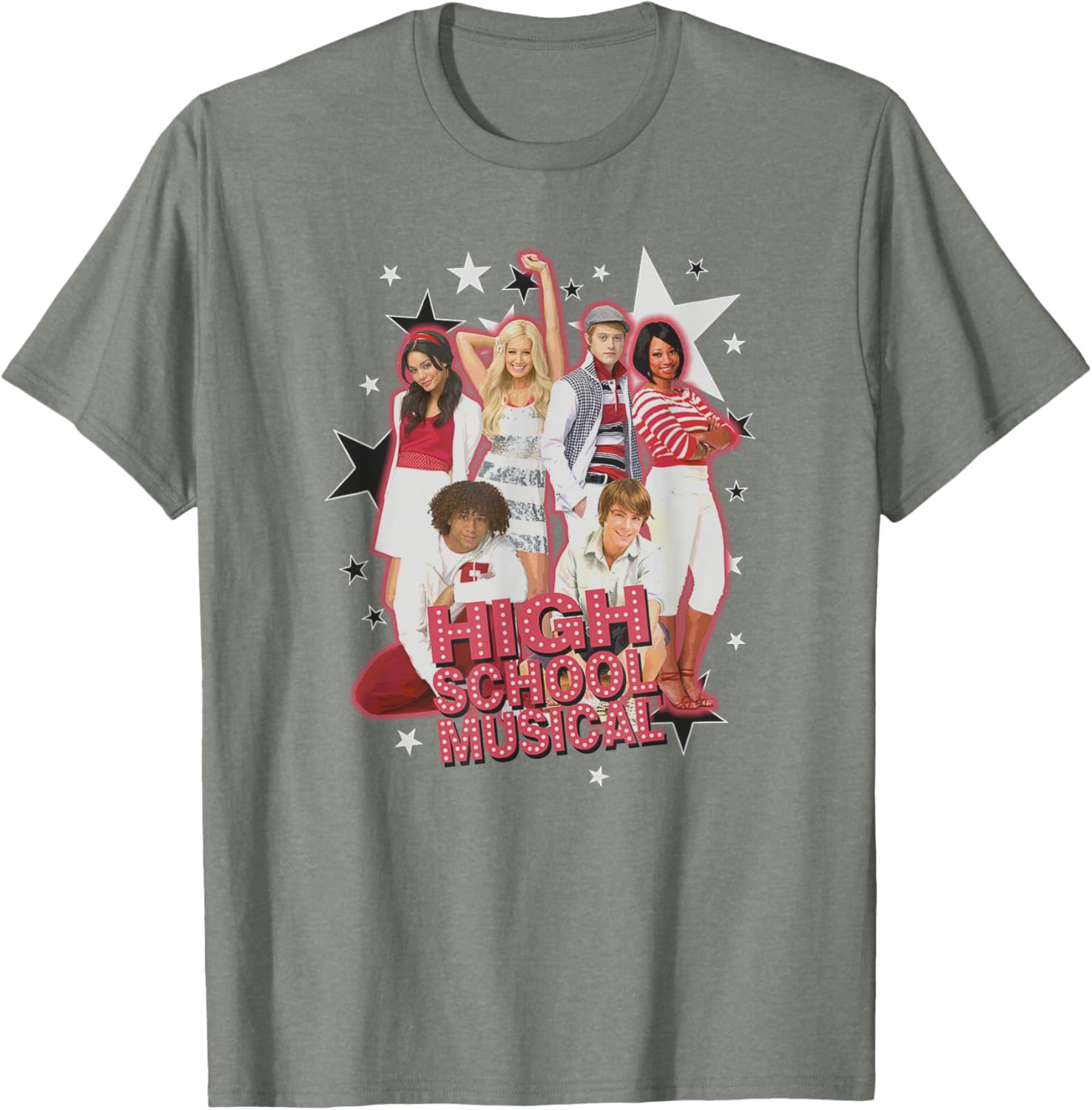 Disney High School Musical Vintage Group Shot T-Shirt for Fans - 1
