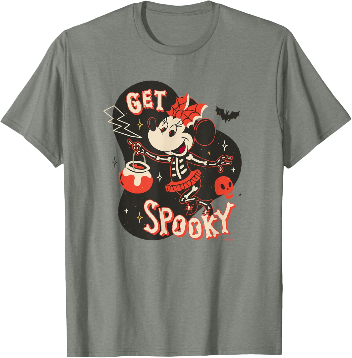 Disney Minnie Mouse Skeleton T-Shirt for Spooky Halloween Fun - 2