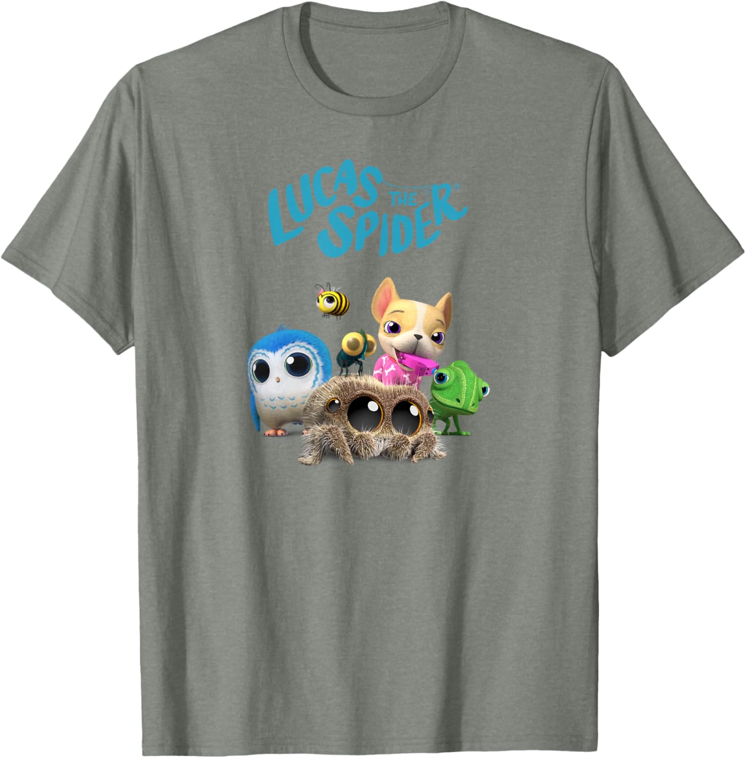 Lucas the Spider and Friends Cute T-Shirt for Kids and Adults - 18
