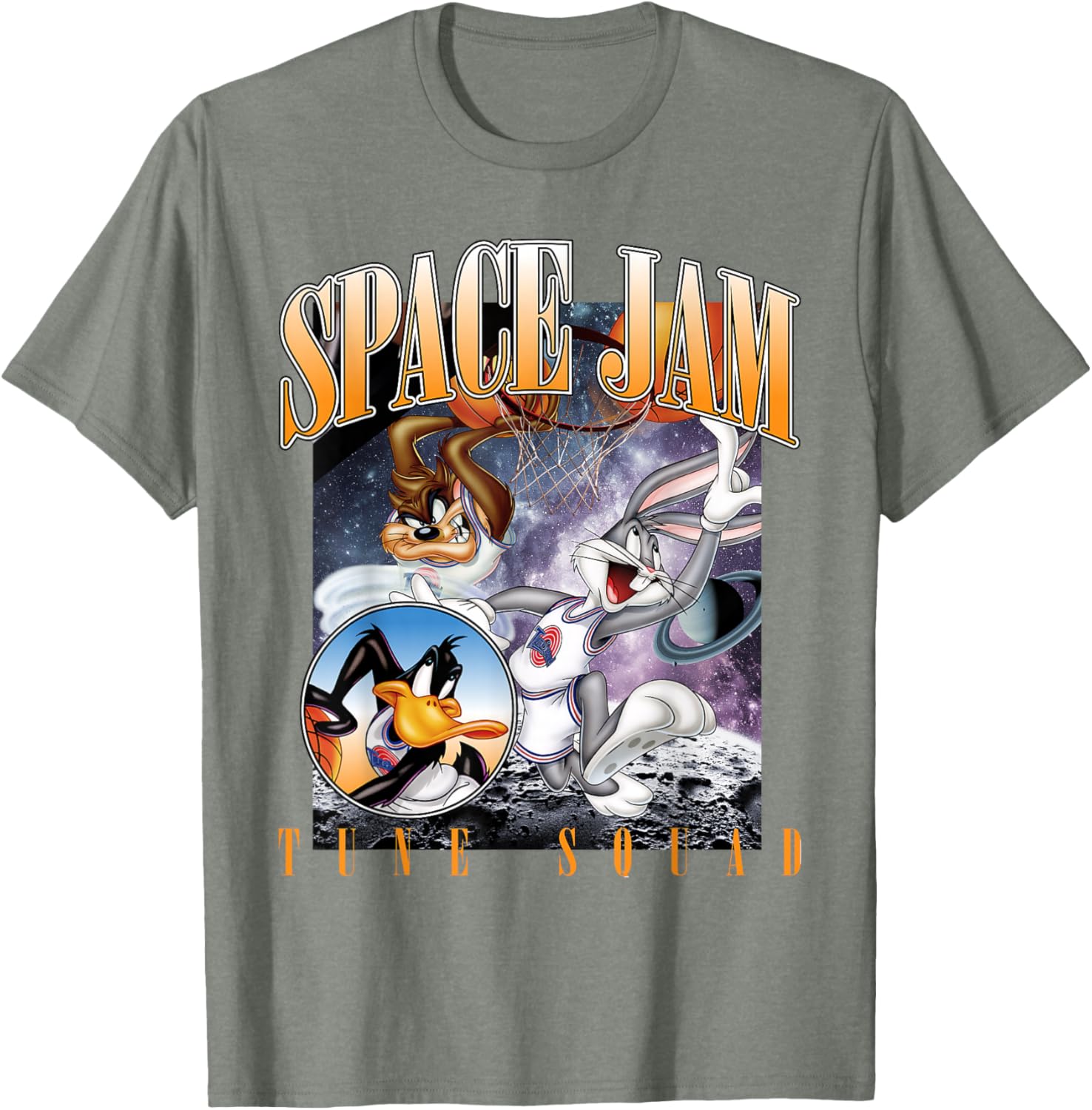 Vintage Space Jam Tune Squad T-Shirt for Fans of Classic Basketball Style - 6