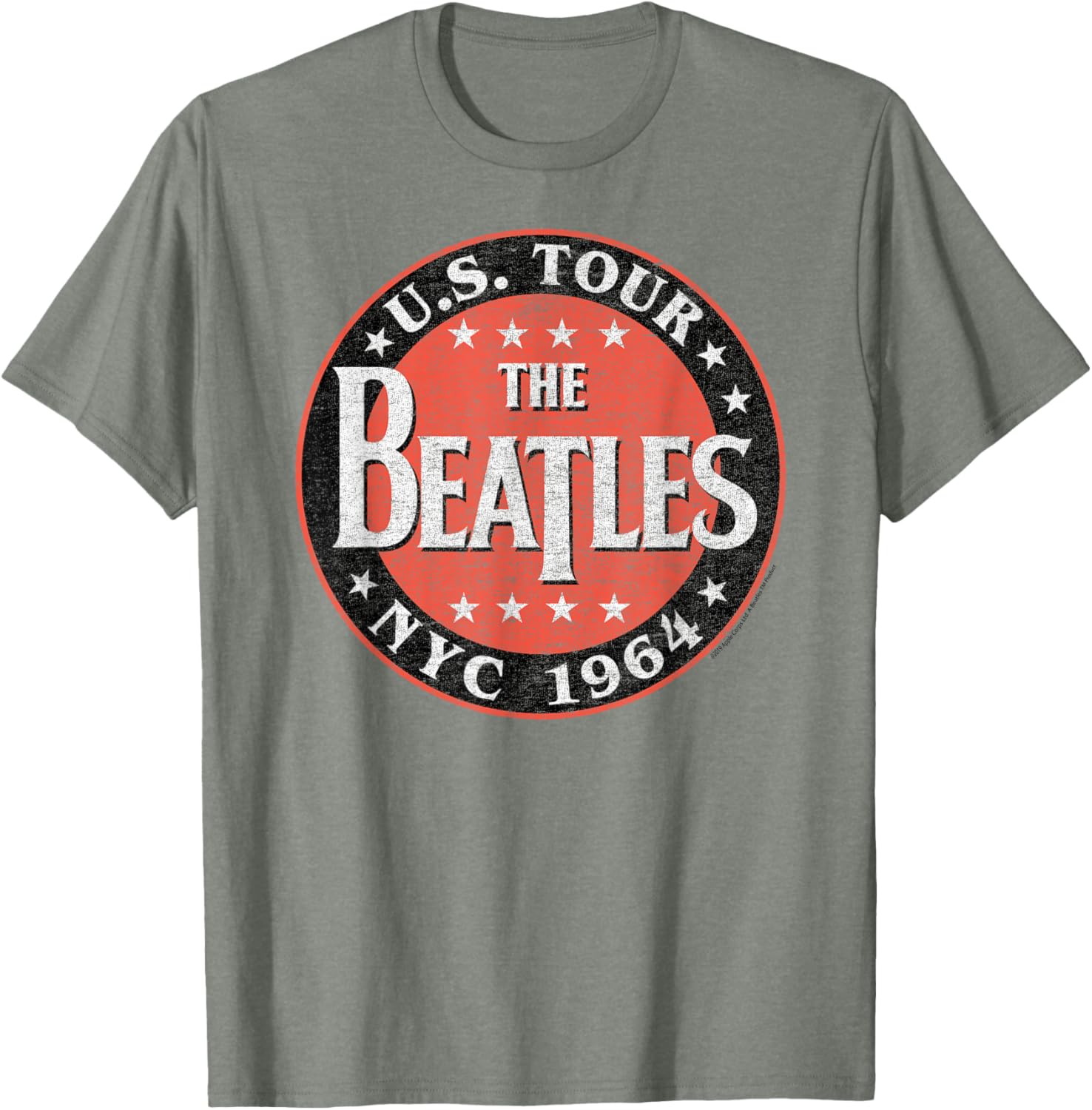 Beatles NYC 1964 Short Sleeve T-Shirt for Fans of Classic Rock Fashion - 5