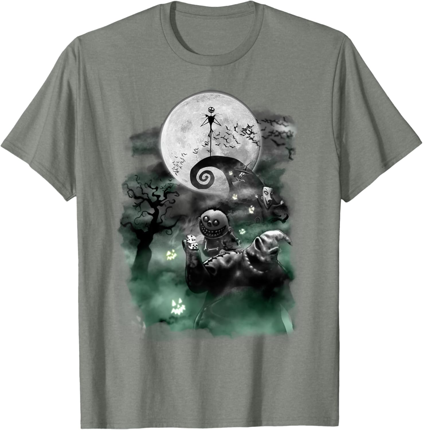 Disney Nightmare Before Christmas Haunted Scene T-Shirt for Fans - 6