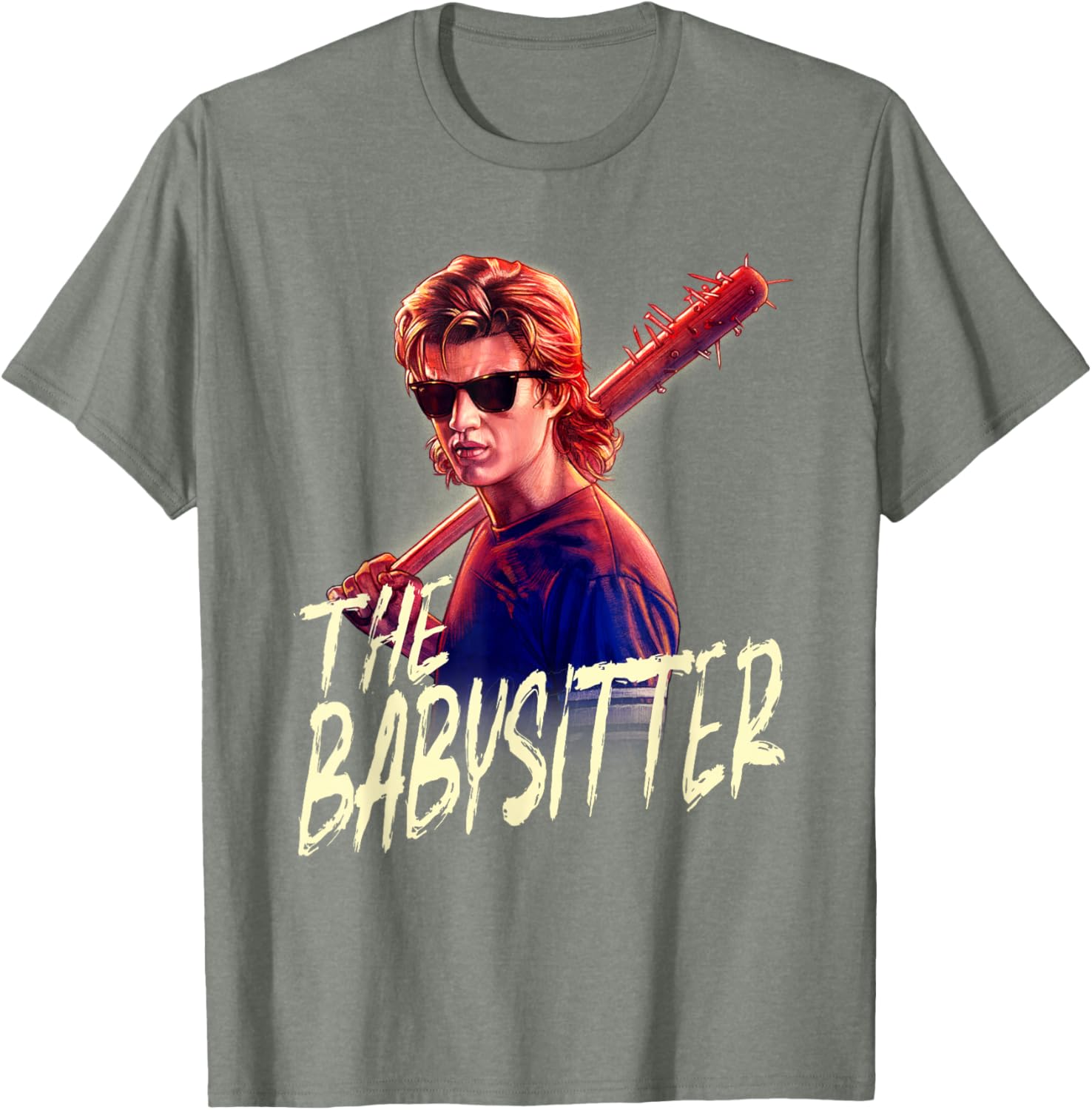 Stranger Things Steve The Babysitter Portrait T-Shirt for Fans - 7