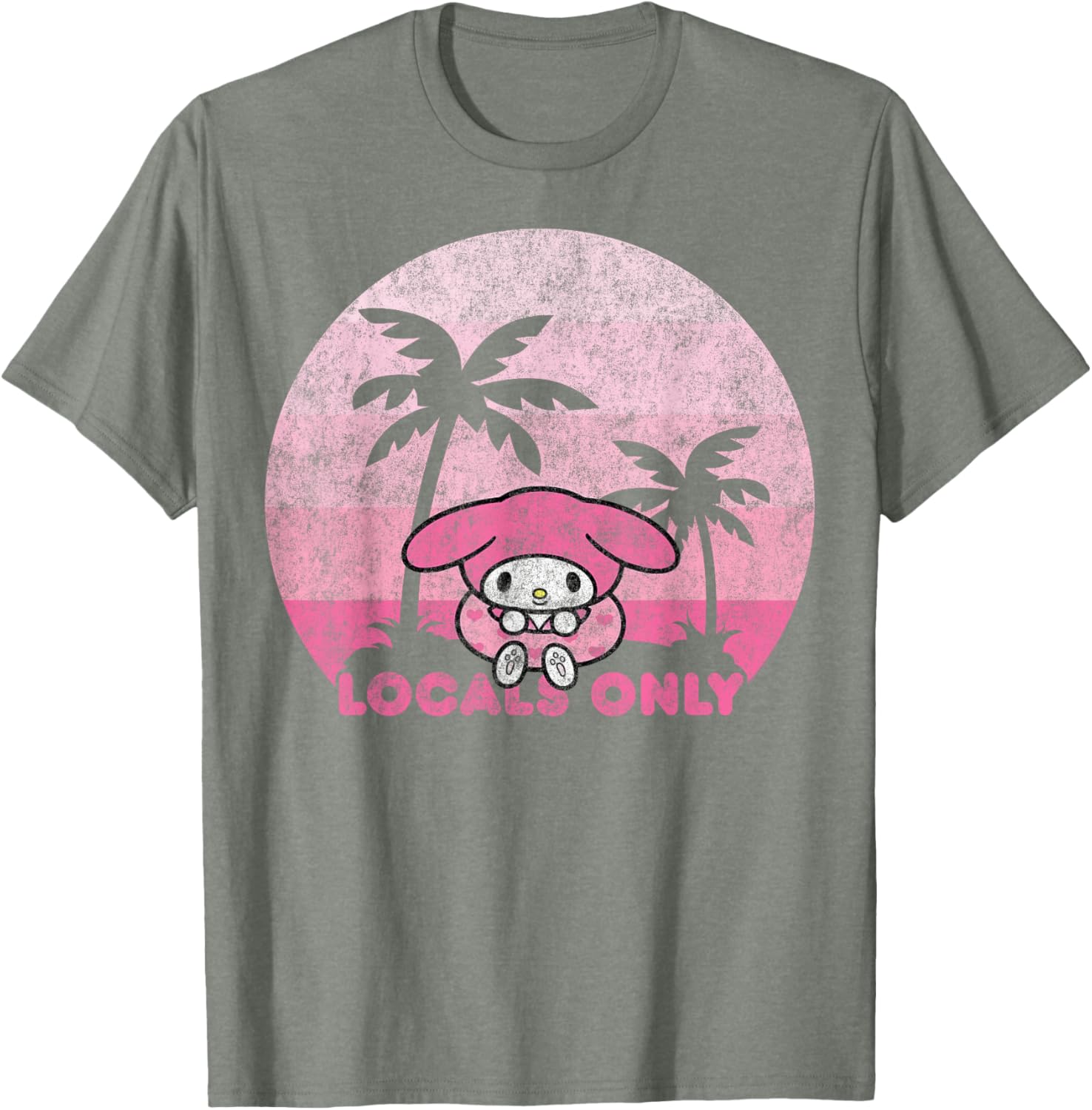 My Melody Locals Only T-Shirt for Cute and Casual Style Lovers - 6