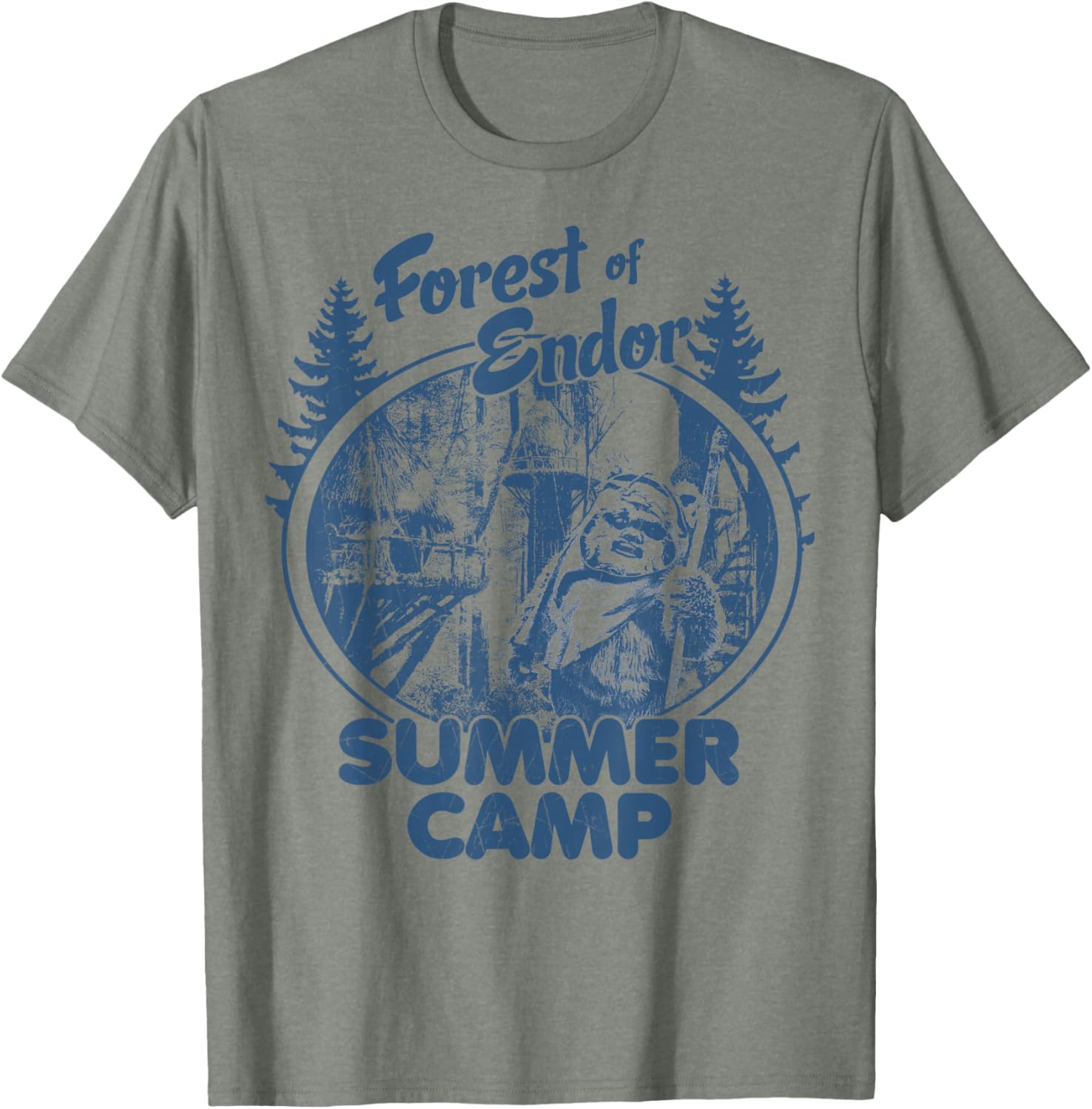 Star Wars Wicket Ewoks Endor Summer Camp T-Shirt for Disney Fans - 8