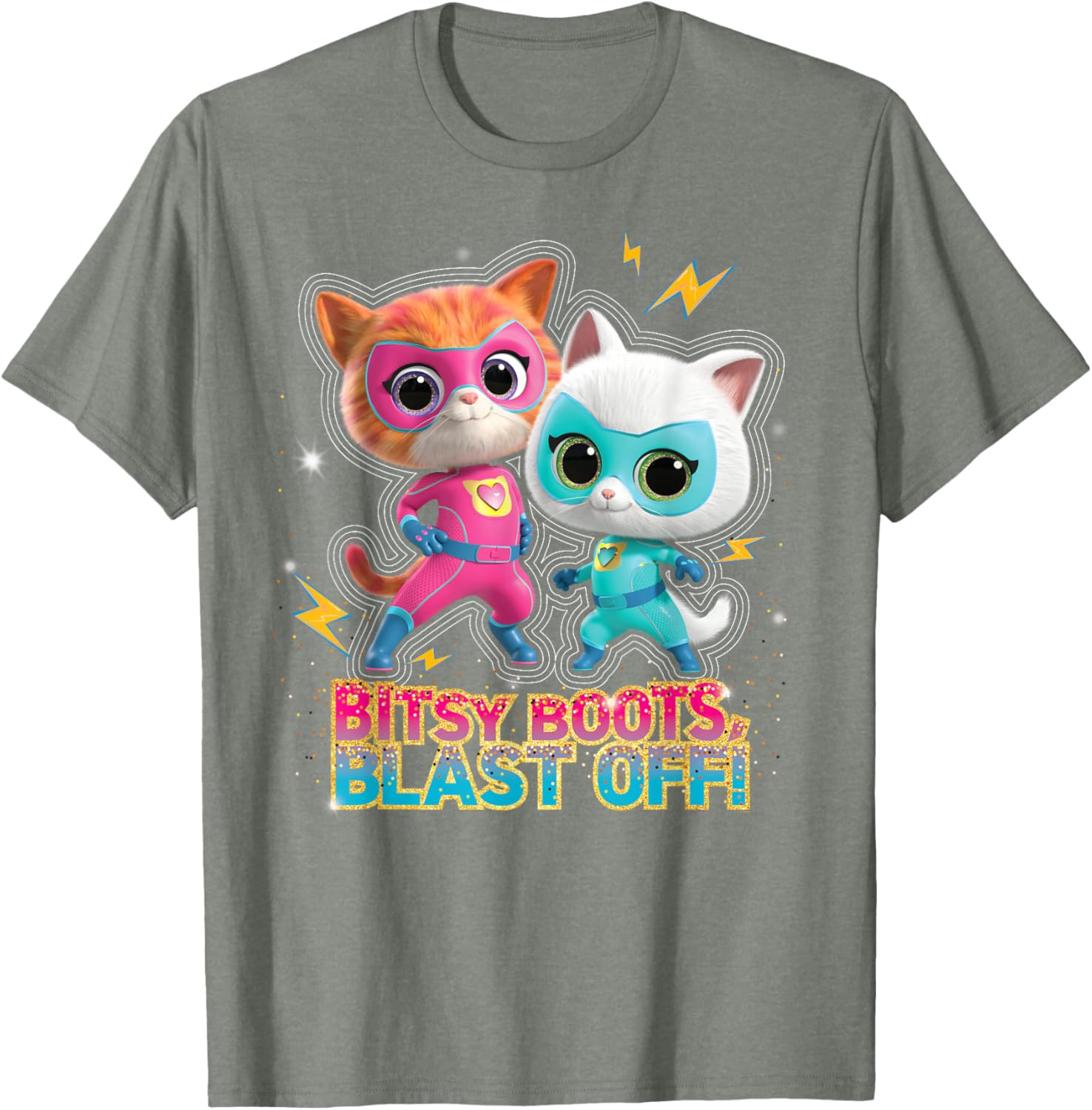 Disney Junior SuperKitties Ginny and Bitsy Blast Off T-Shirt for Kids - 3