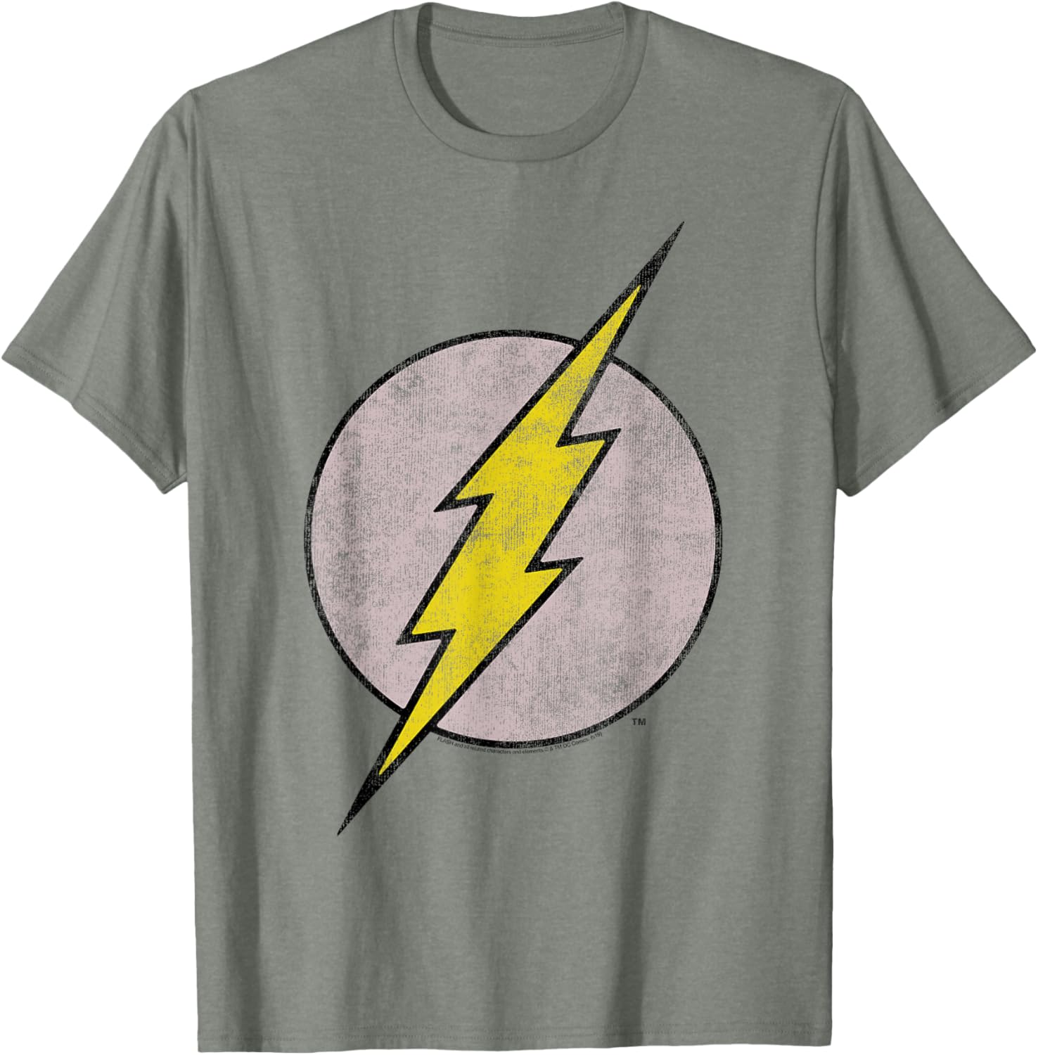 DC Comics Flash Old Logo T-Shirt for Fans - Stylish & Comfortable Apparel - 5