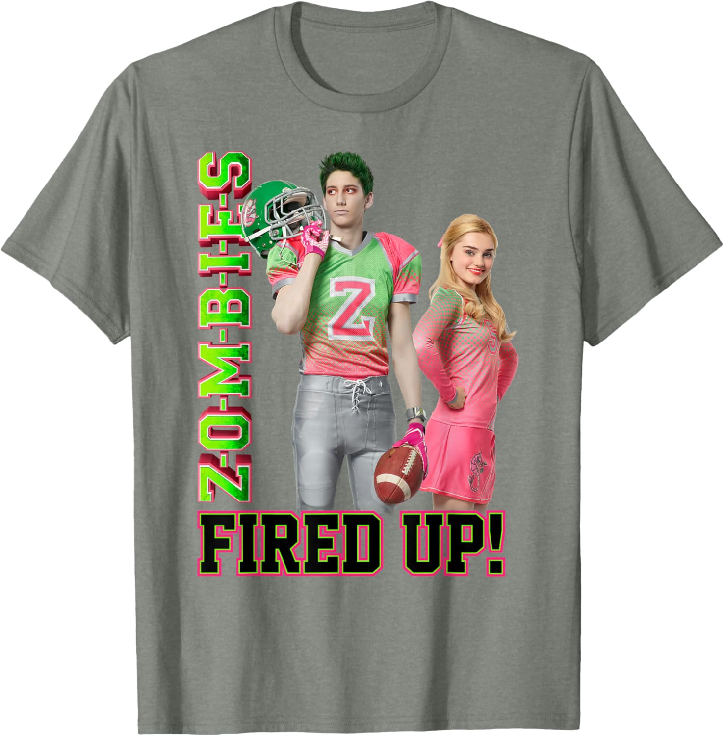 Disney Zombies Fired Up T-Shirt for Kids Cool Graphic Tee - 1