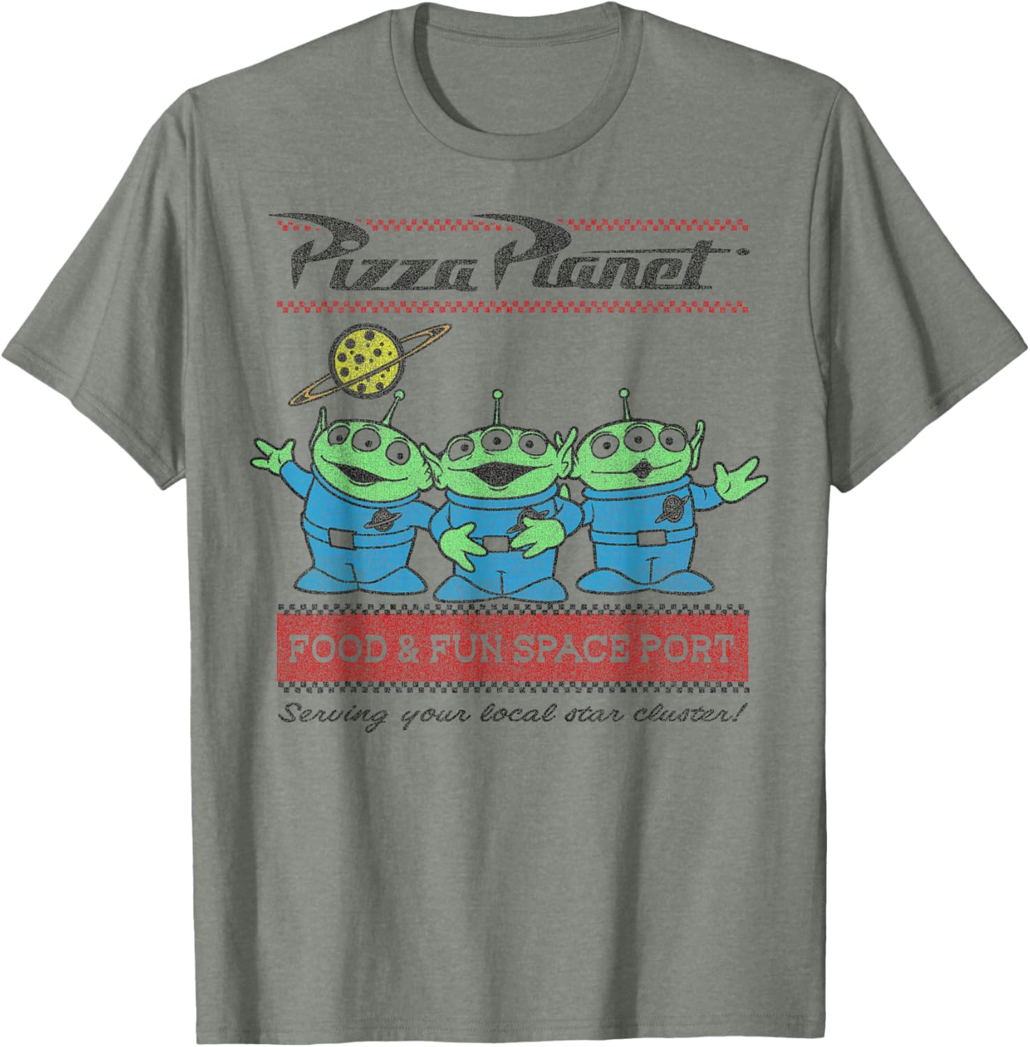 Disney Pixar Toy Story Pizza Planet Aliens T-Shirt for Kids and Adults - 6